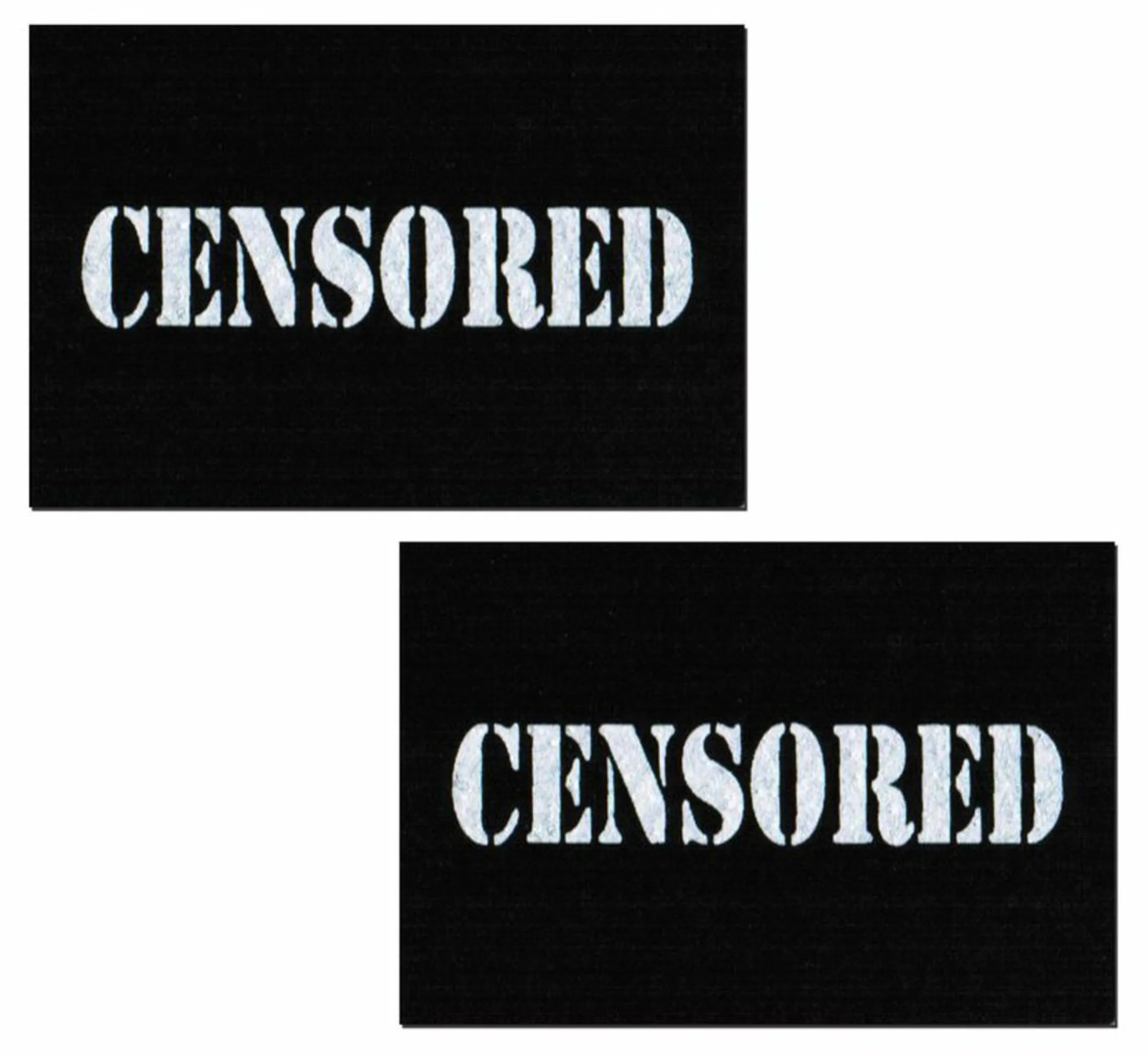 Pastease Black Censor Bars Pastease