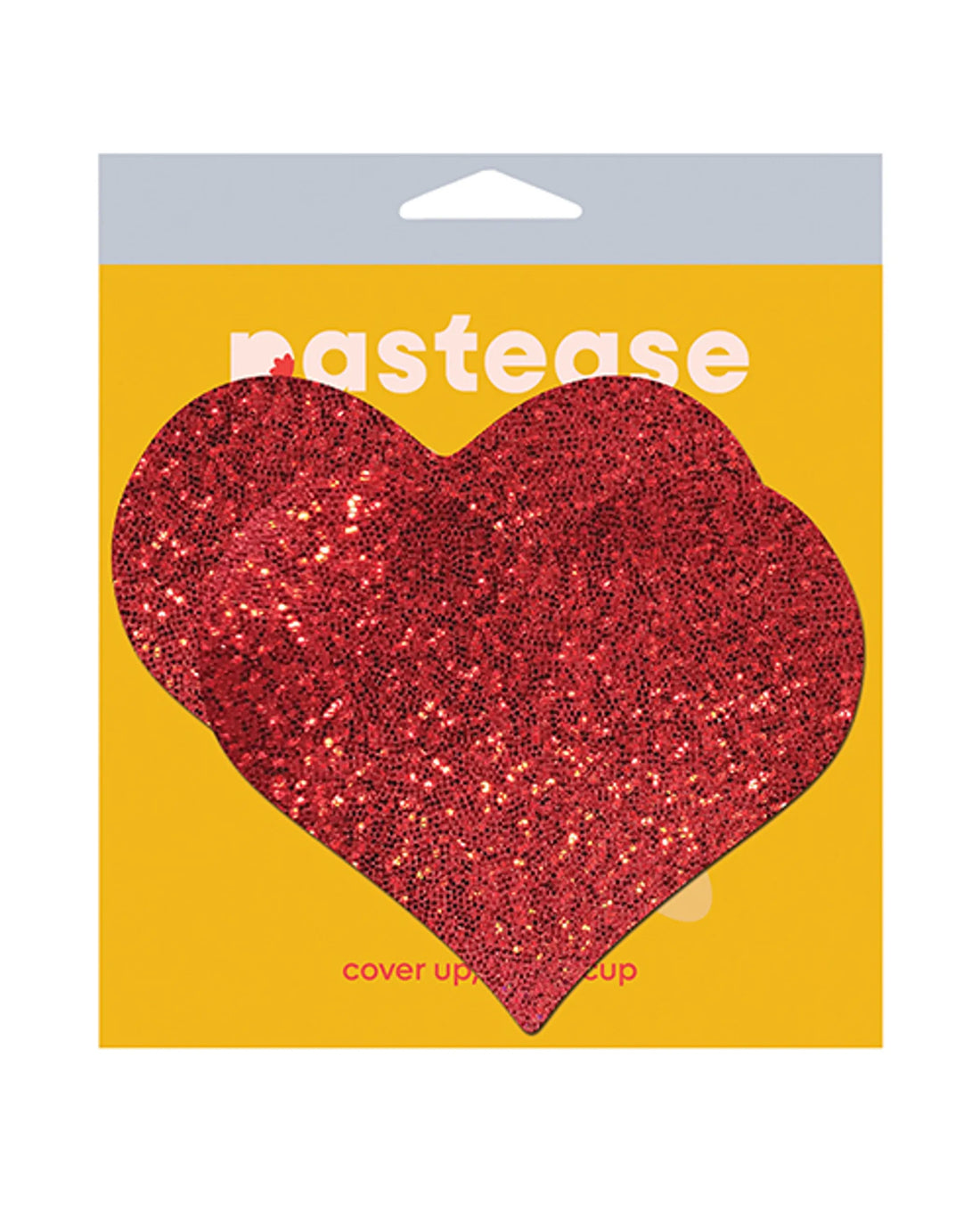 Heart Glitter Red Pasties Pastease