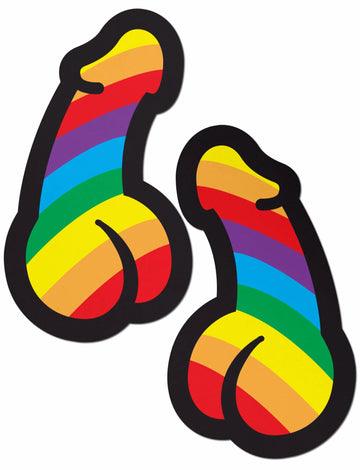 Rainbow Pride Dick Pasties Pastease