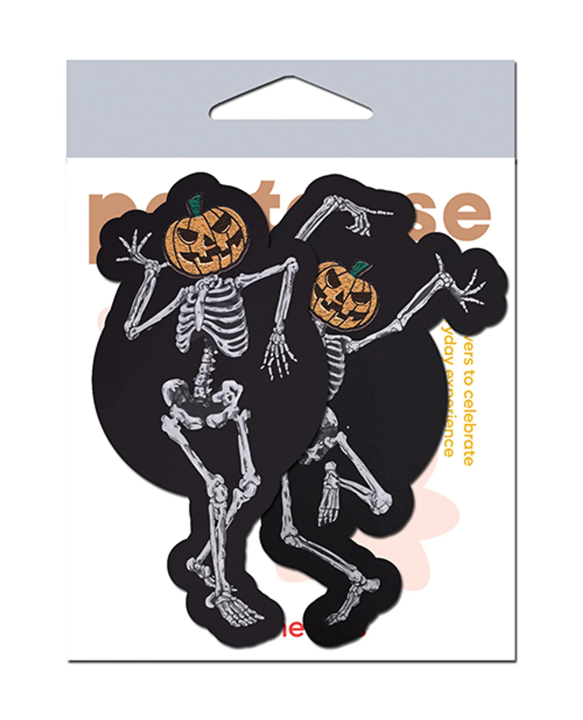 PASTEASE DANCING SKELETONS W/ PUMPKIN HEADS Pastease