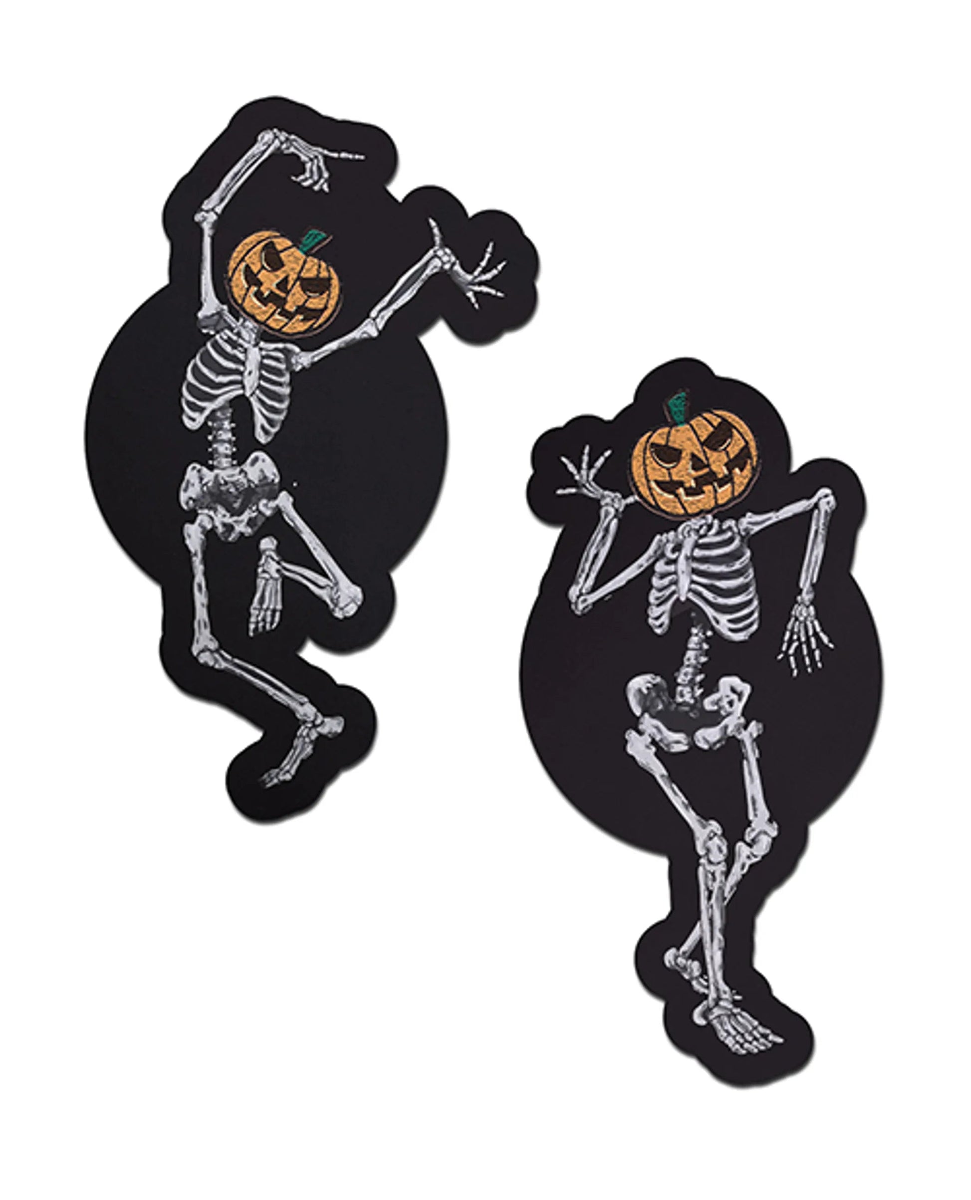 PASTEASE DANCING SKELETONS W/ PUMPKIN HEADS Pastease