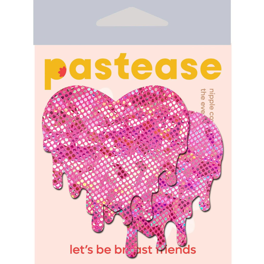 Pastease Pink Melty Heart Shattered Glass Disco Ball Pastease