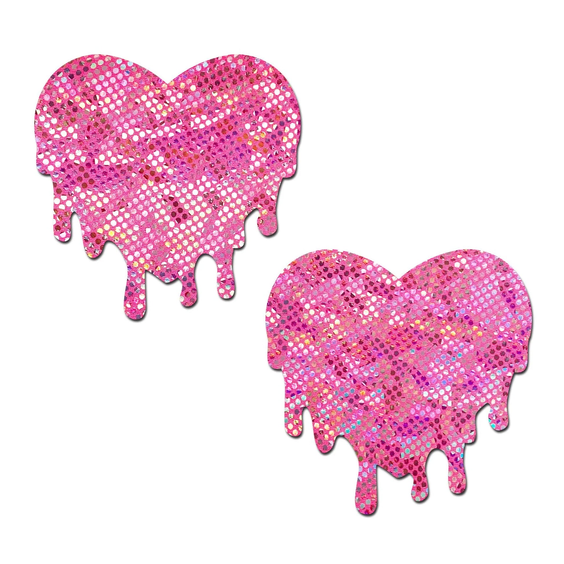Pastease Pink Melty Heart Shattered Glass Disco Ball Pastease