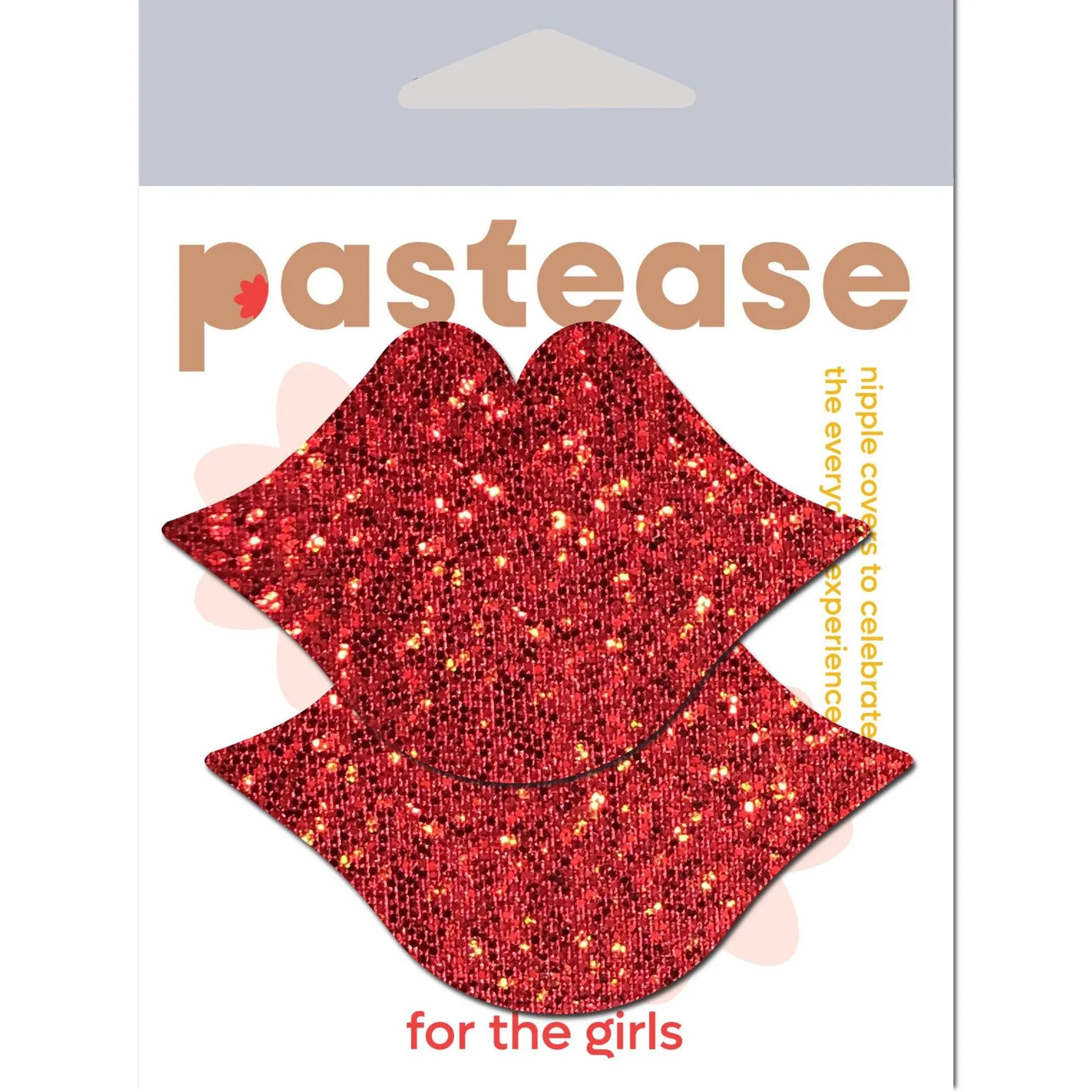 Pastease Lips Red Glittering Pastease