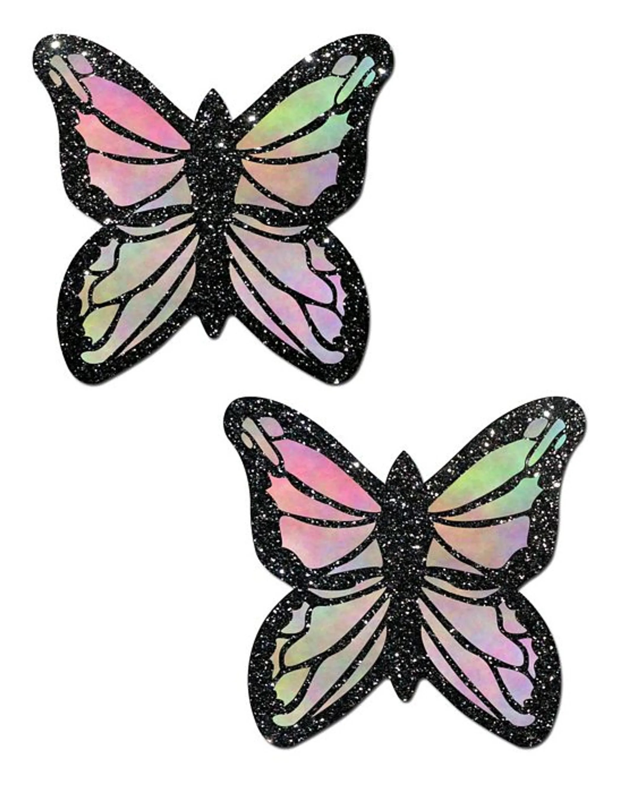 Monarch Glitter Pastel Rainbow Butterfly Pasties Pastease