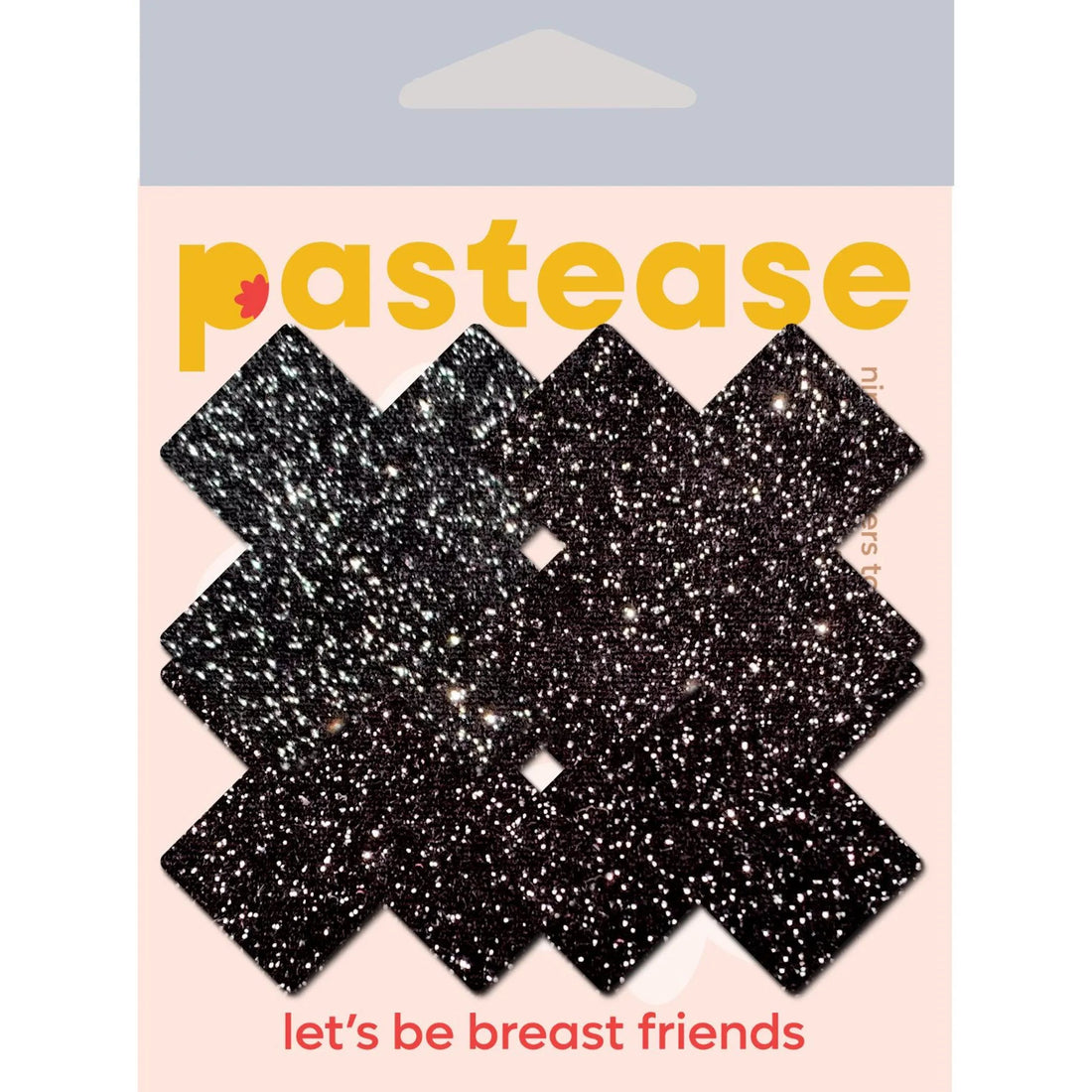 Petites Plus X Small Sparkle Black Nipple Pasties Pastease