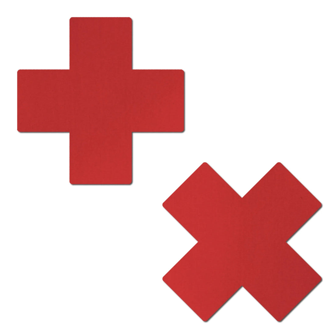 PASTEASE PLUS X FAUX LATEX RED CROSSES Pastease