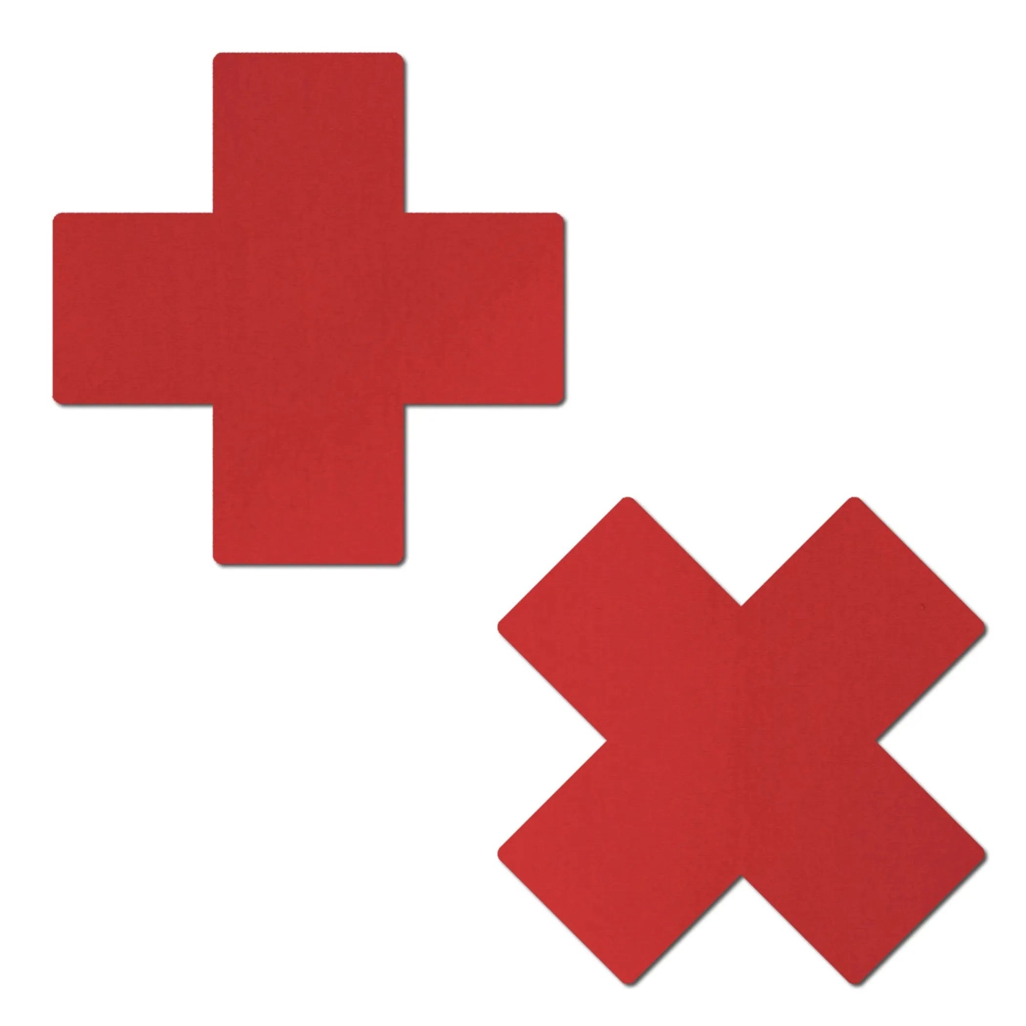 Pastease Plus X Faux Latex Red Crosses Pastease