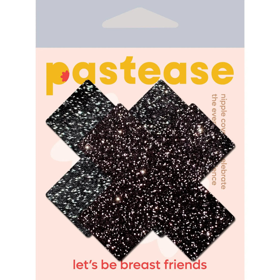 Plus X Sparkle Black Plus Nipple Pasties Pastease