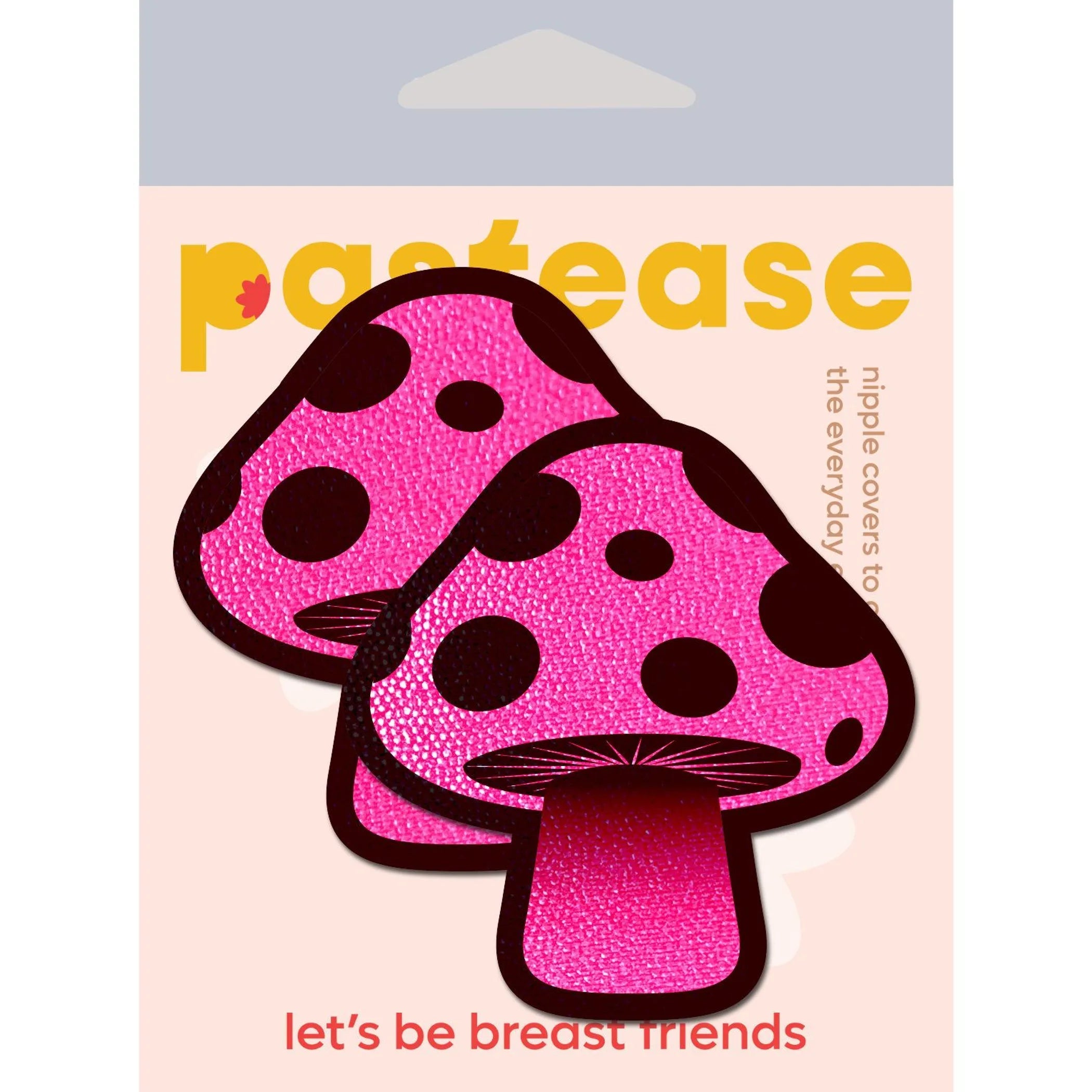 Pastease Mushroom Glow in the Dark Neon Pink Pasties Pastease