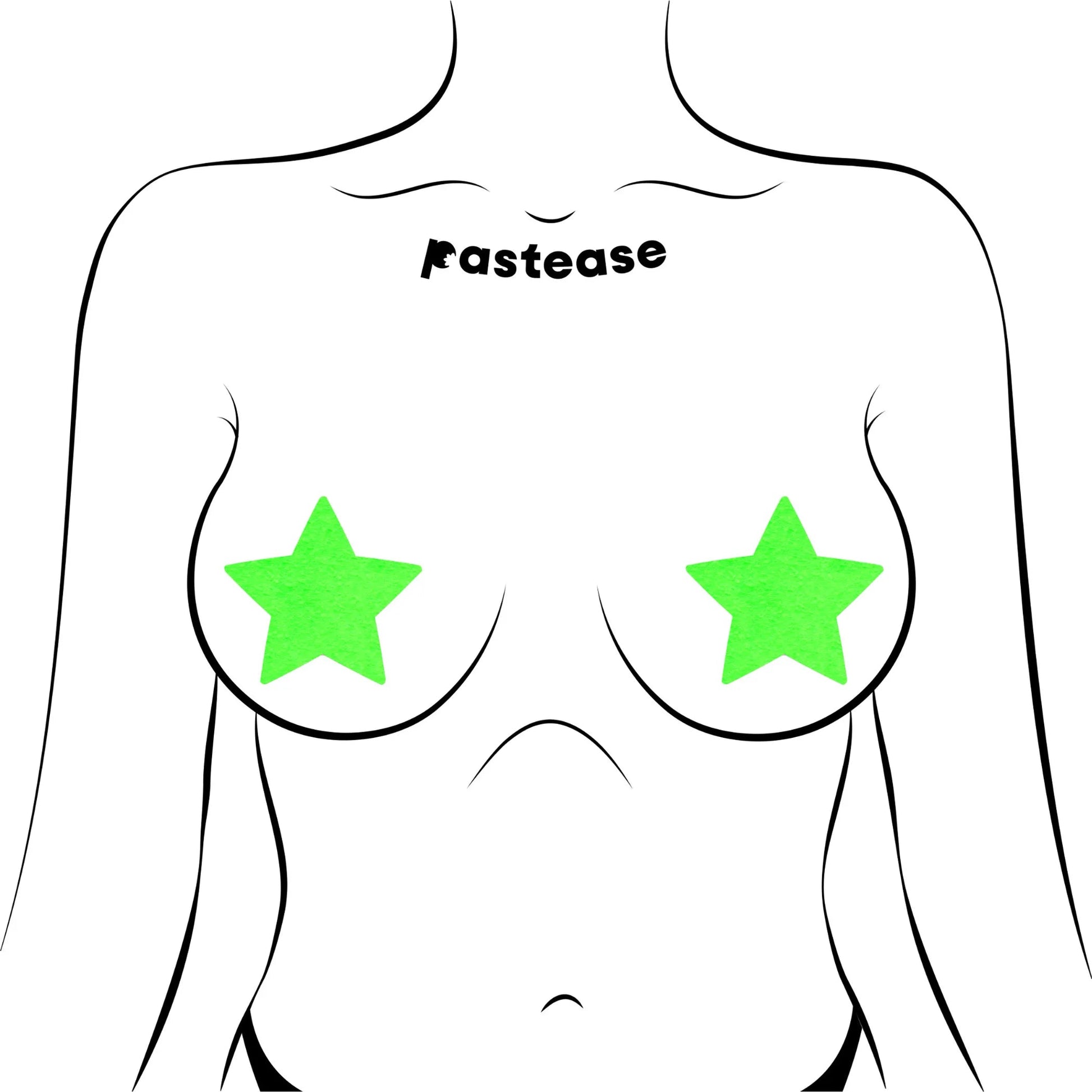 Pastease Glow In The Dark Stars Pasties Pastease