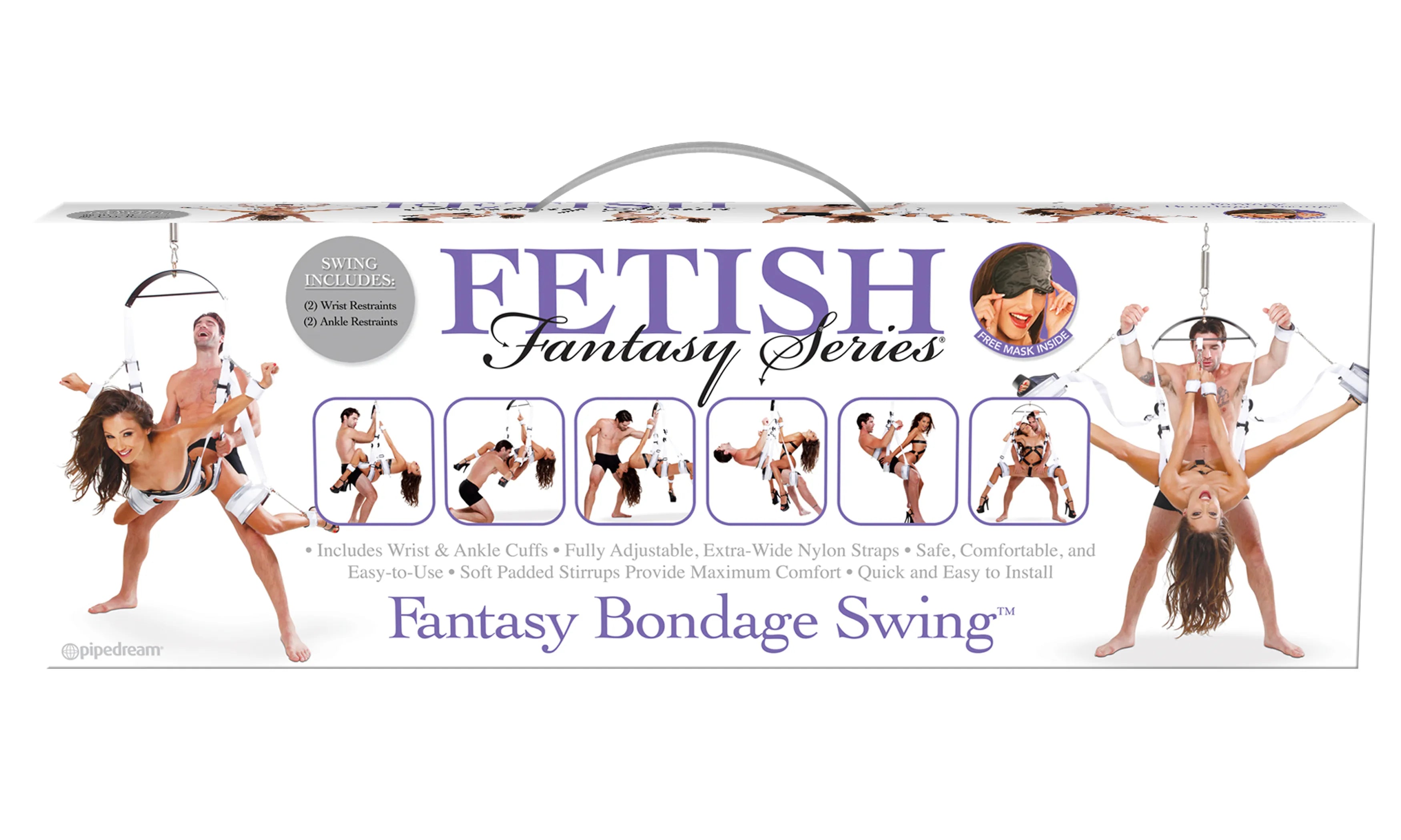 Fantasy Bondage Swing in White Pipedream Products