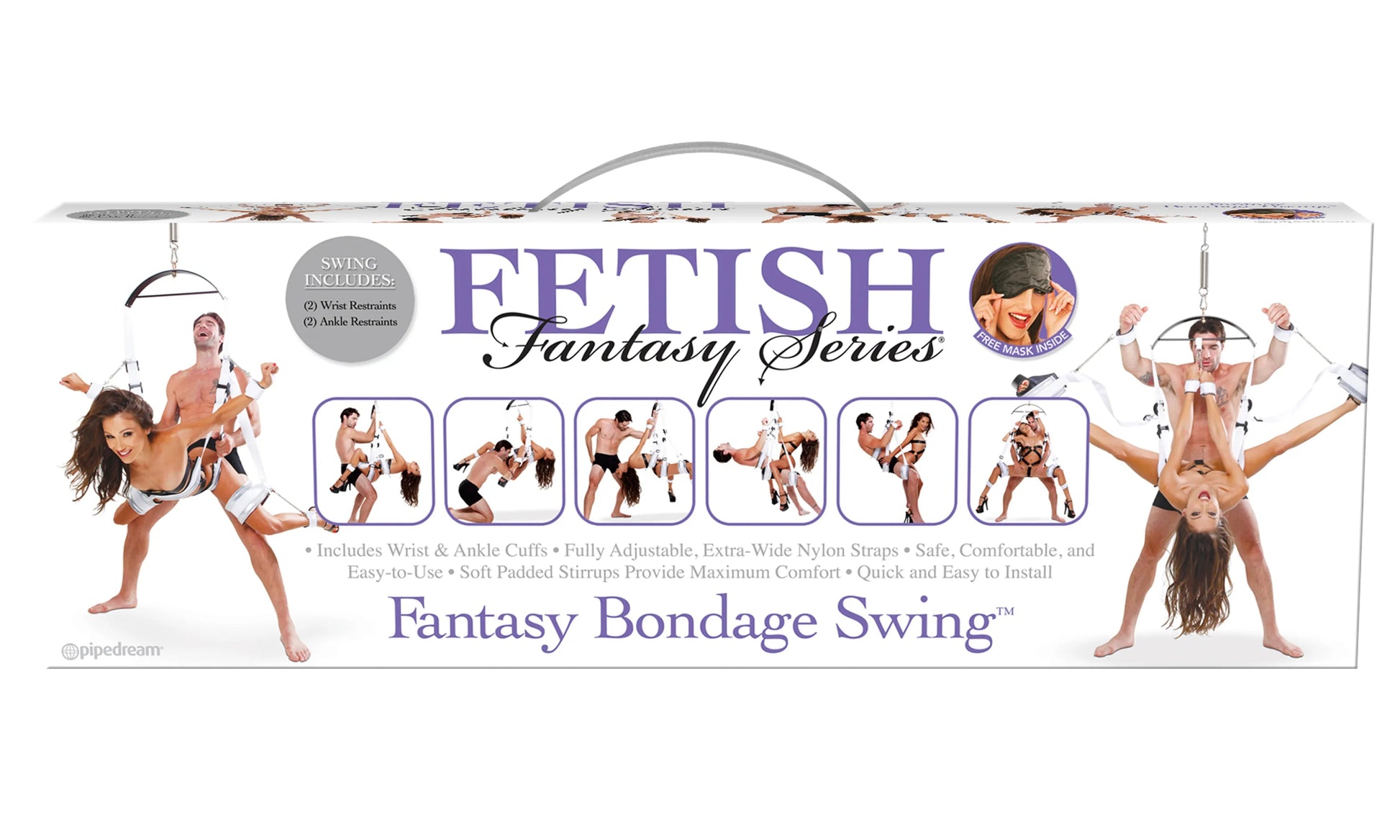 Fantasy Bondage Swing in White Pipedream Products