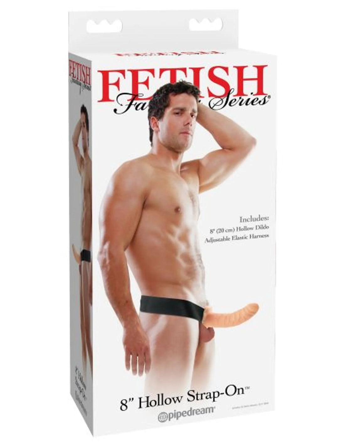 Fetish Fantasy 8-Inch Hollow Strap-On Flesh Pipedream Products