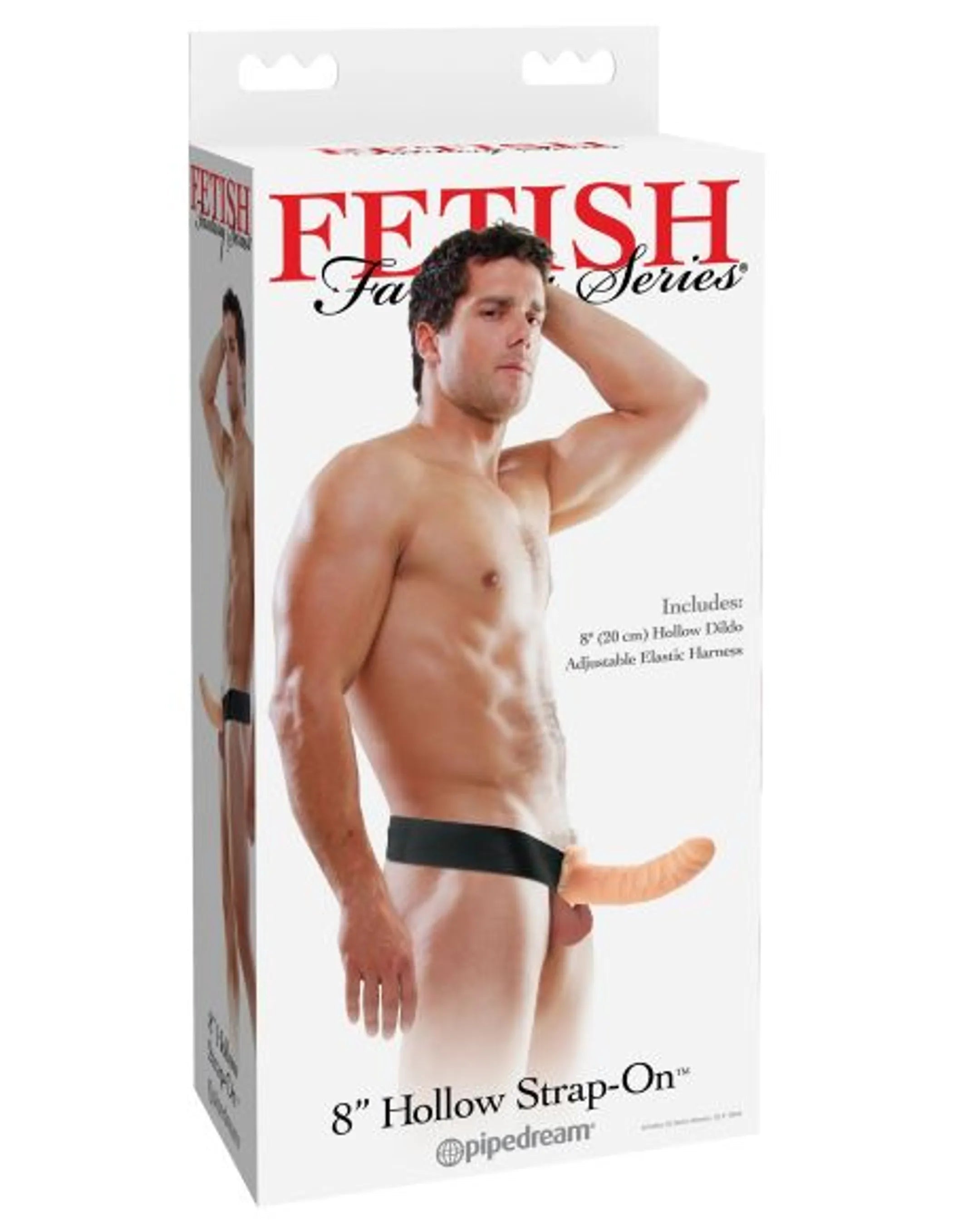 Fetish Fantasy 8-Inch Hollow Strap-On Flesh Pipedream Products