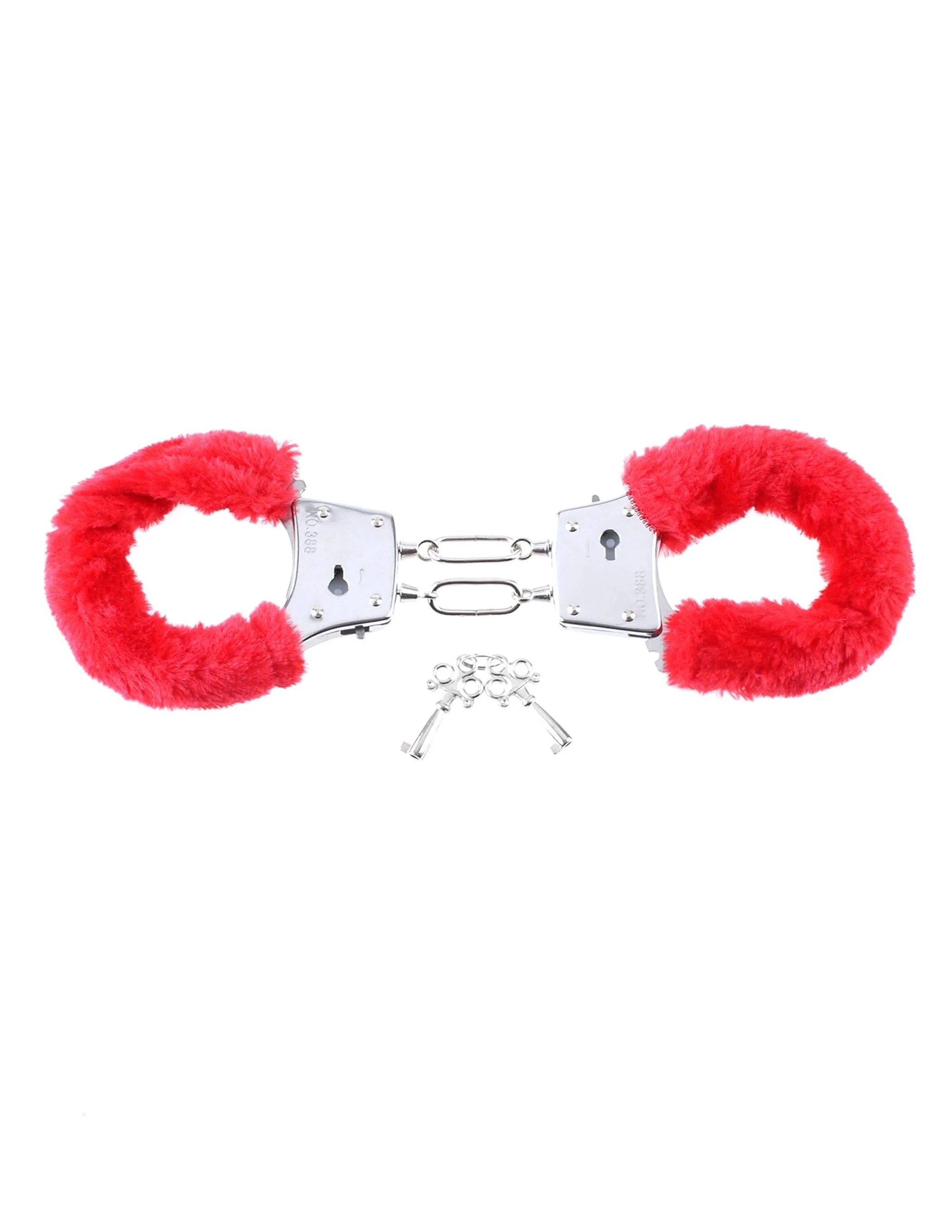 Fetish Fantasy Beginner's Furry Cuffs Red Pipedream Products
