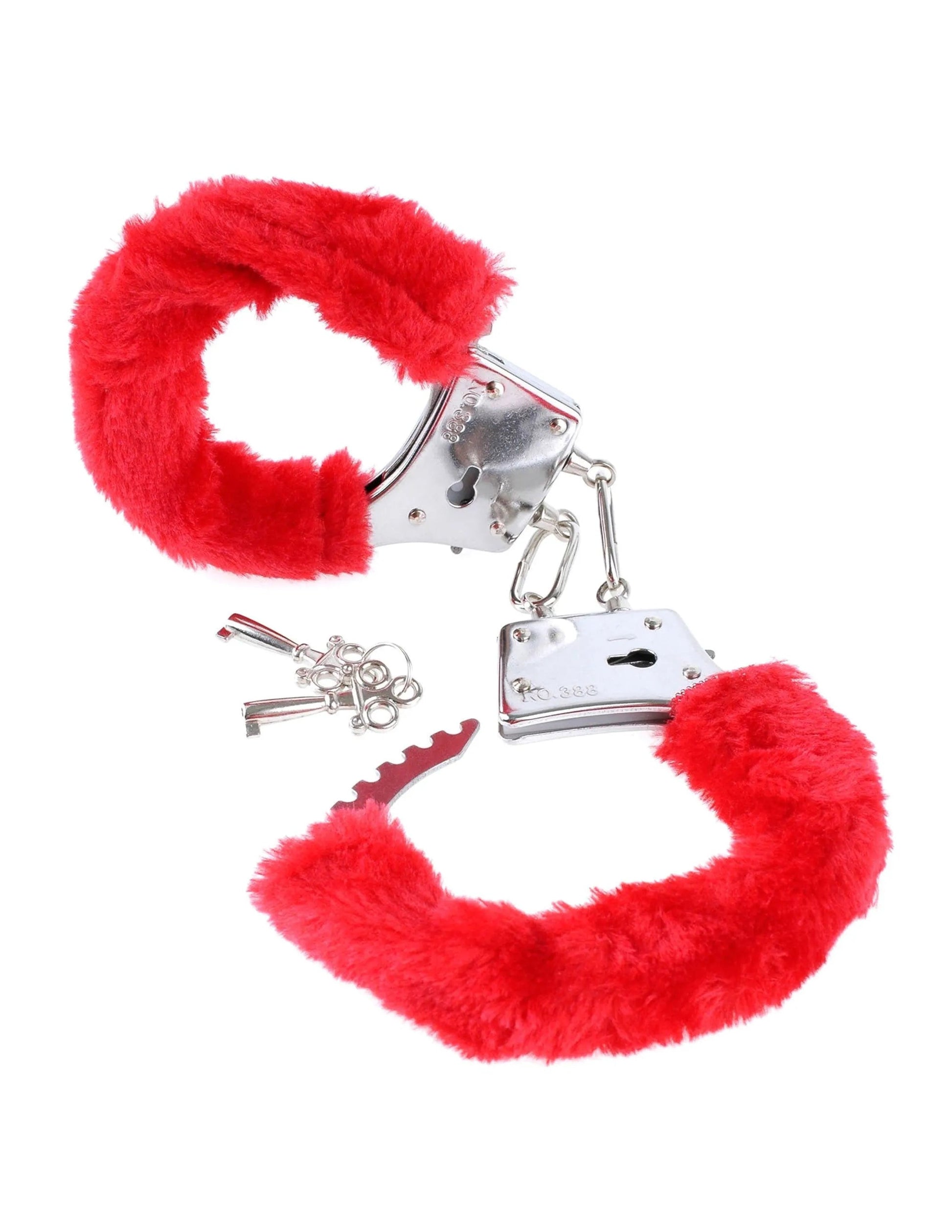Fetish Fantasy Beginner's Furry Cuffs Red Pipedream Products