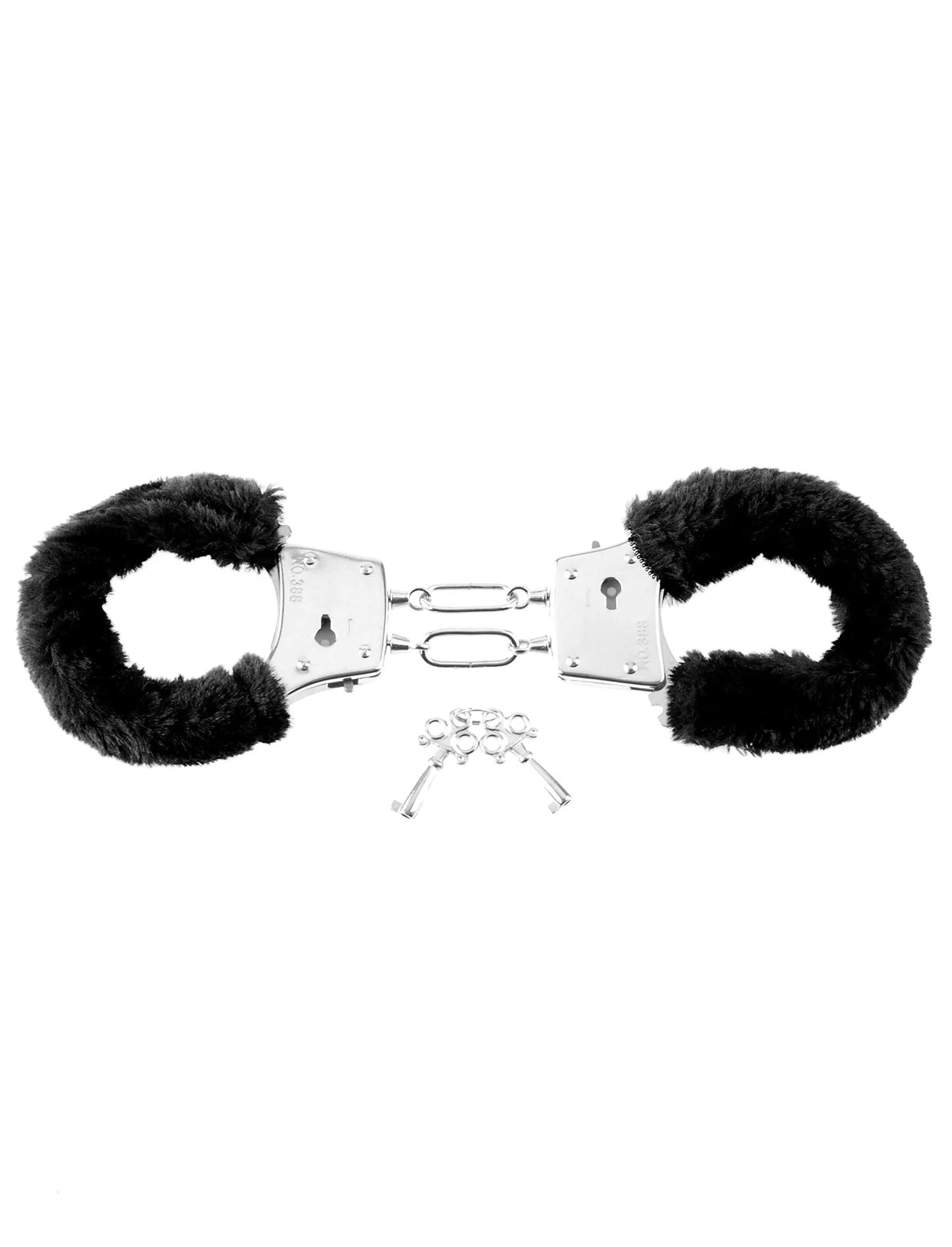 Fetish Fantasy Beginners Furry Cuffs Black Pipedream Products