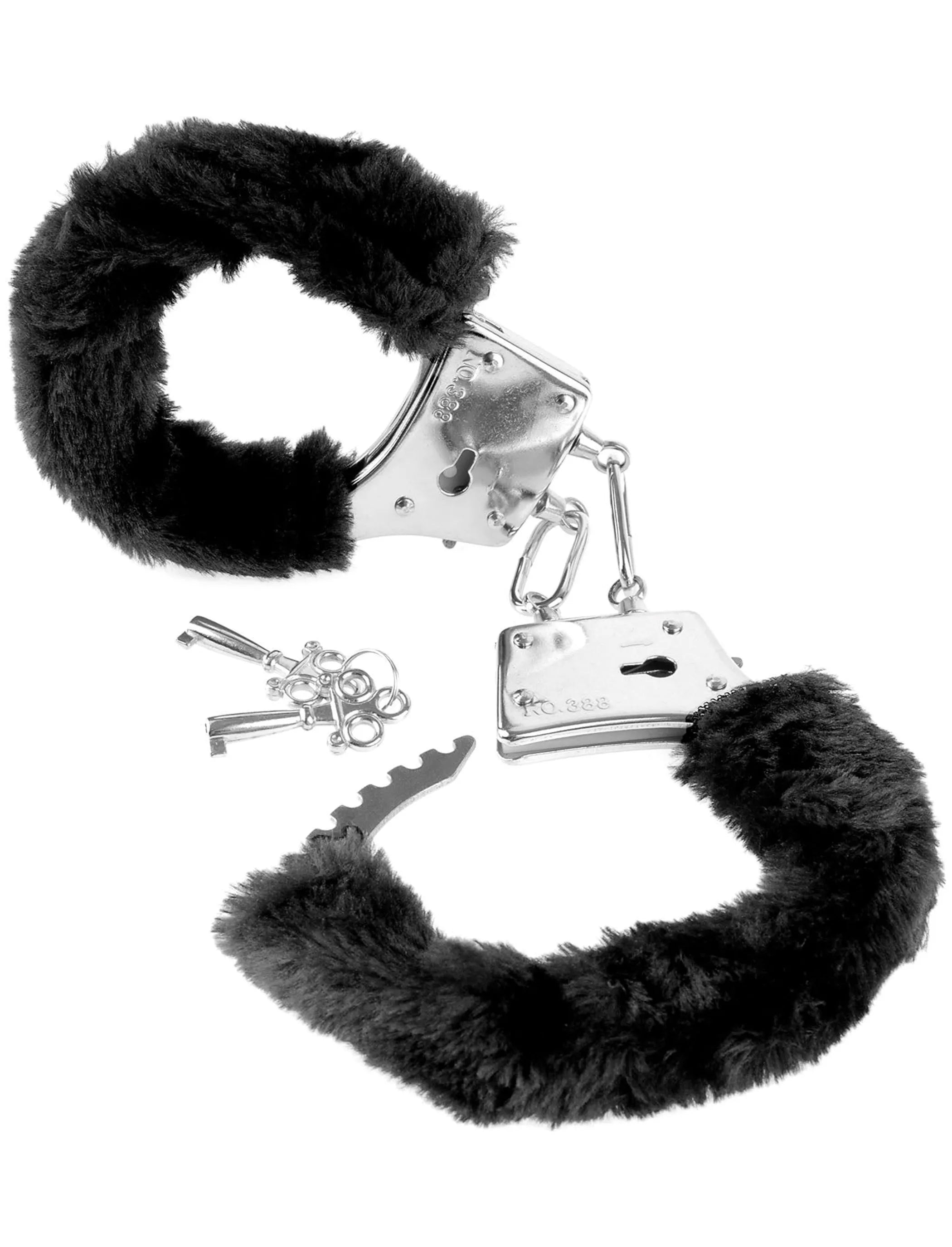 Fetish Fantasy Beginners Furry Cuffs Black Pipedream Products