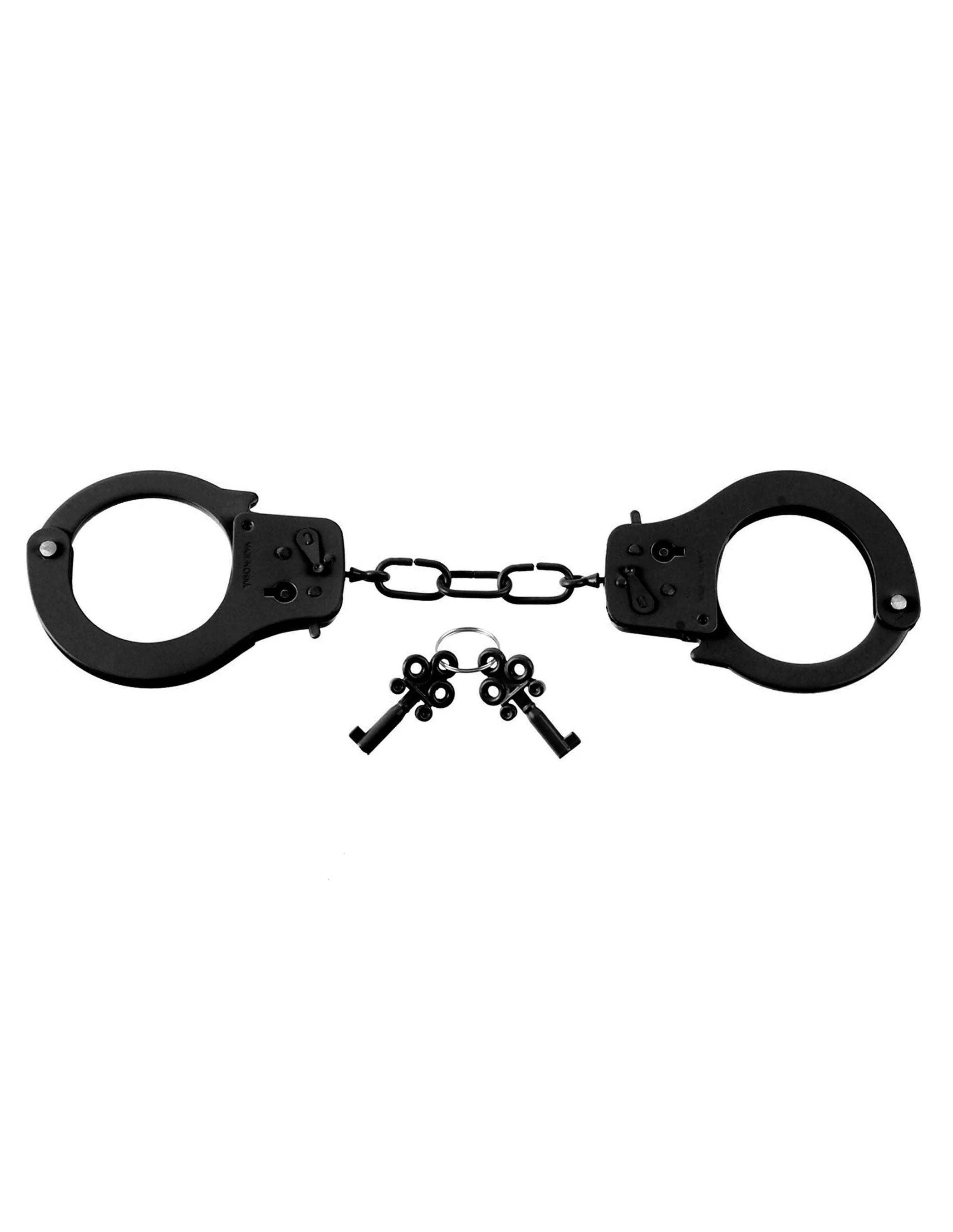 Fetish Fantasy Designer Black Metal Handcuffs Pipedream Products