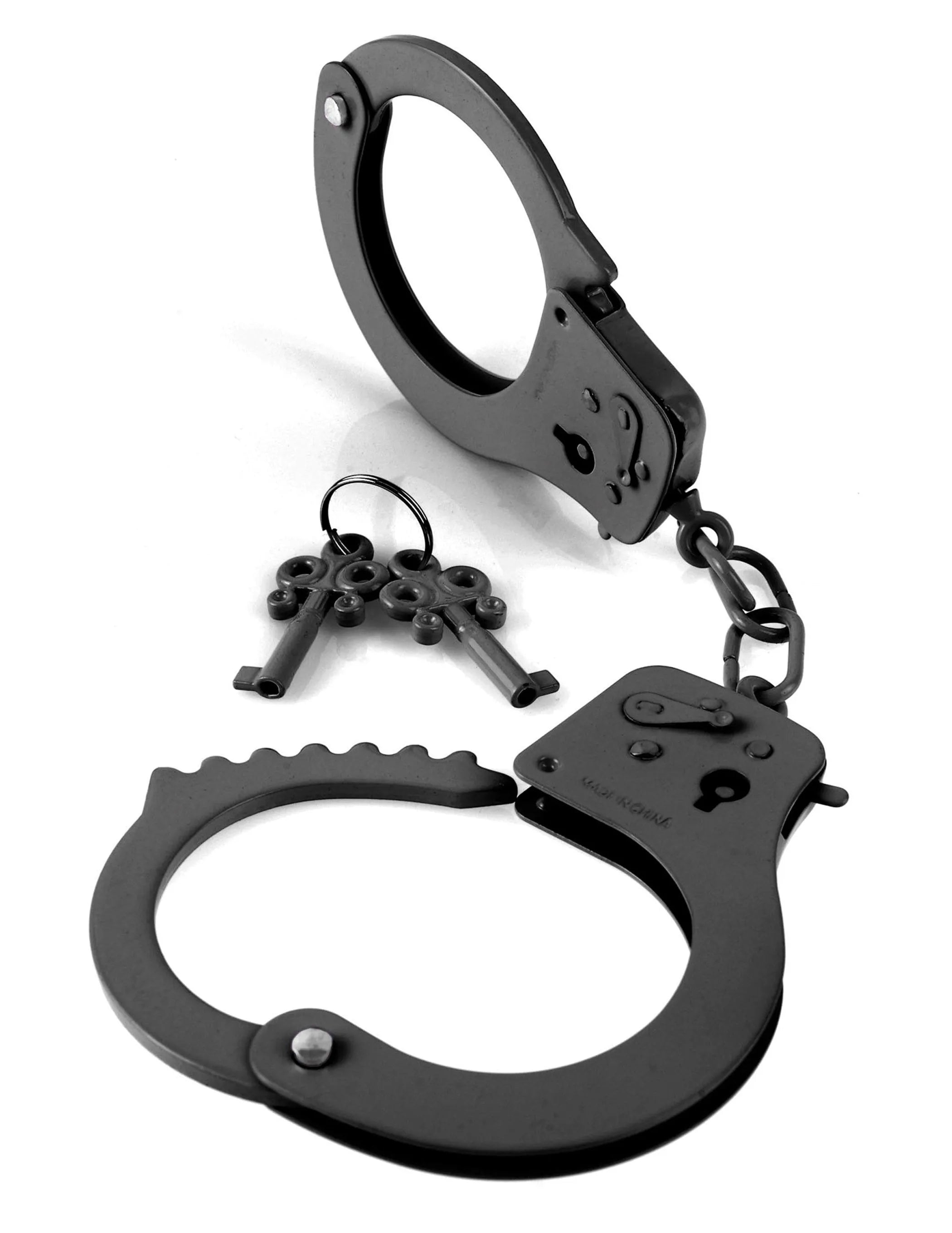 Fetish Fantasy Designer Black Metal Handcuffs Pipedream Products