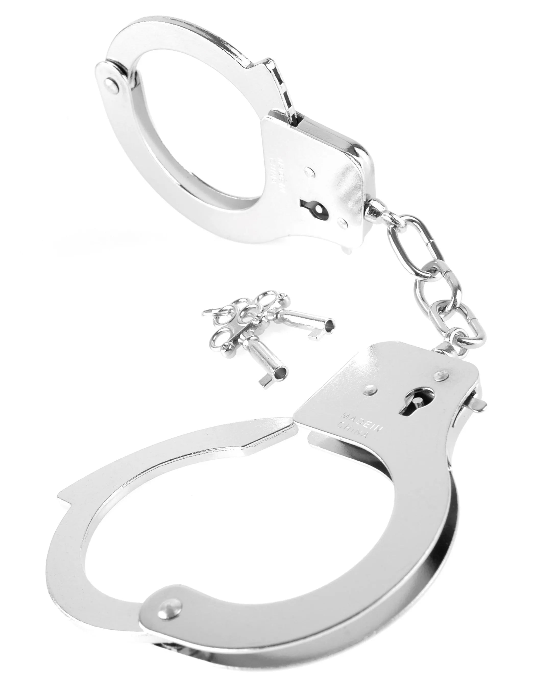 Designer Silver Metal Handcuffs Pipedream Products