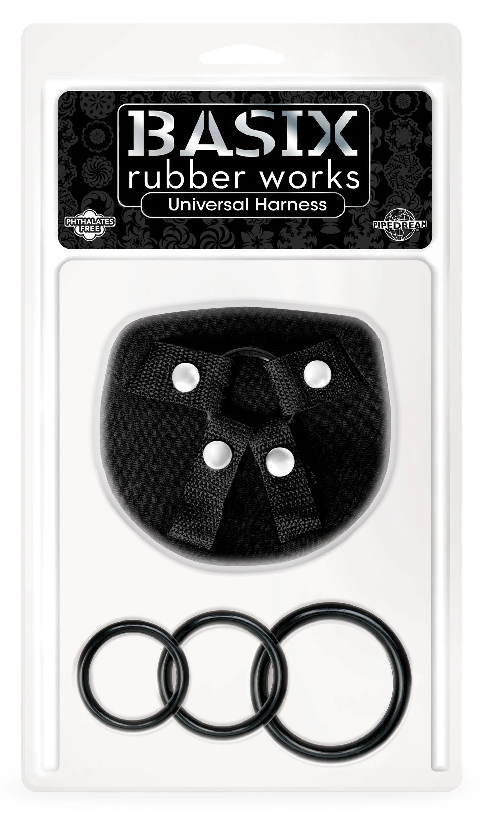 Basix Rubber Works Universal Harness One Size Pipedream Products