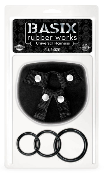 Basix Rubber Works Universal Harness Plus Size Pipedream Products