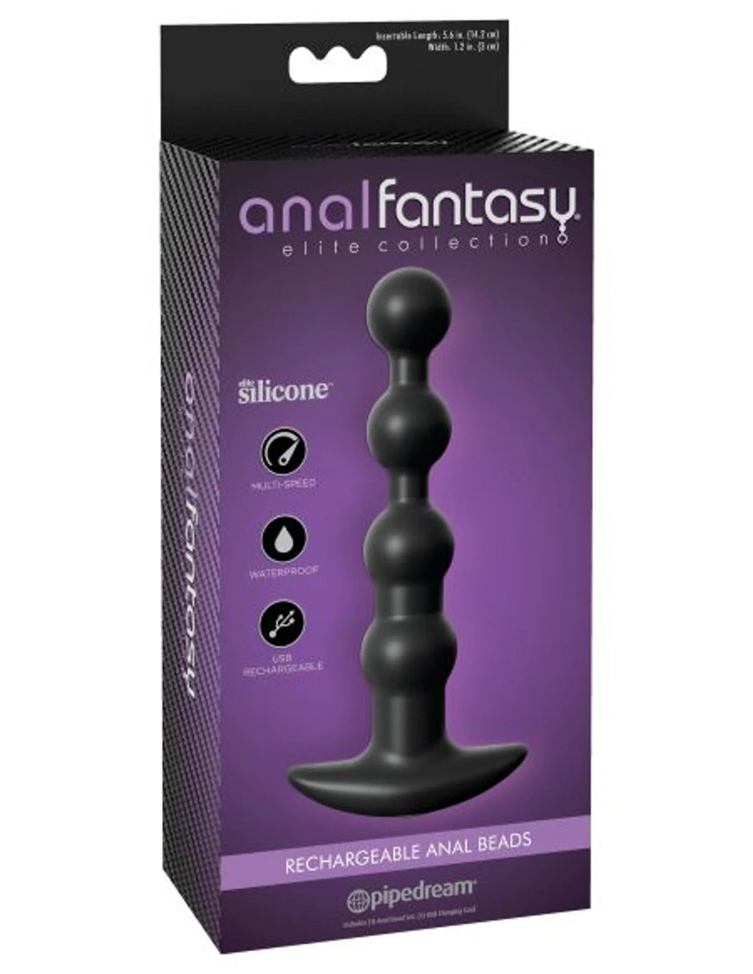 Anal Fantasy Elite Rechargeable Anal Beads Pipedream Products
