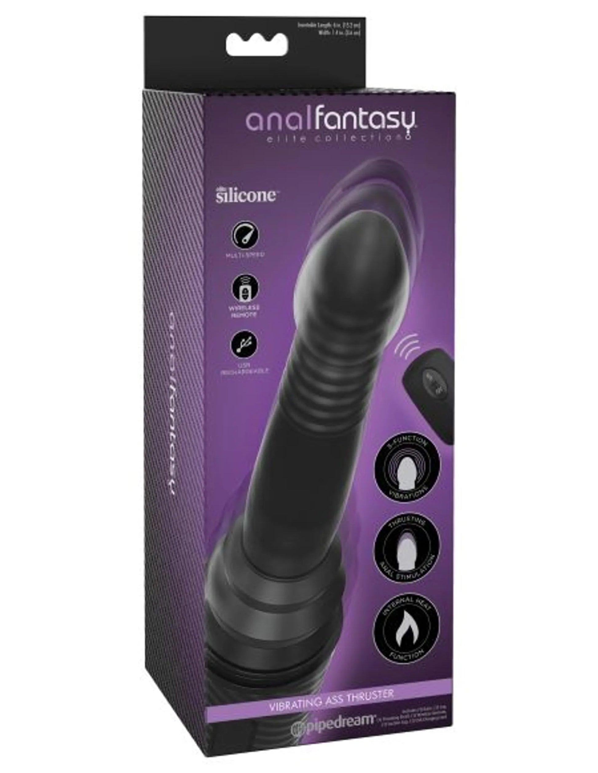Anal Fantasy Elite Vibrating Ass Thruster Pipedream Products