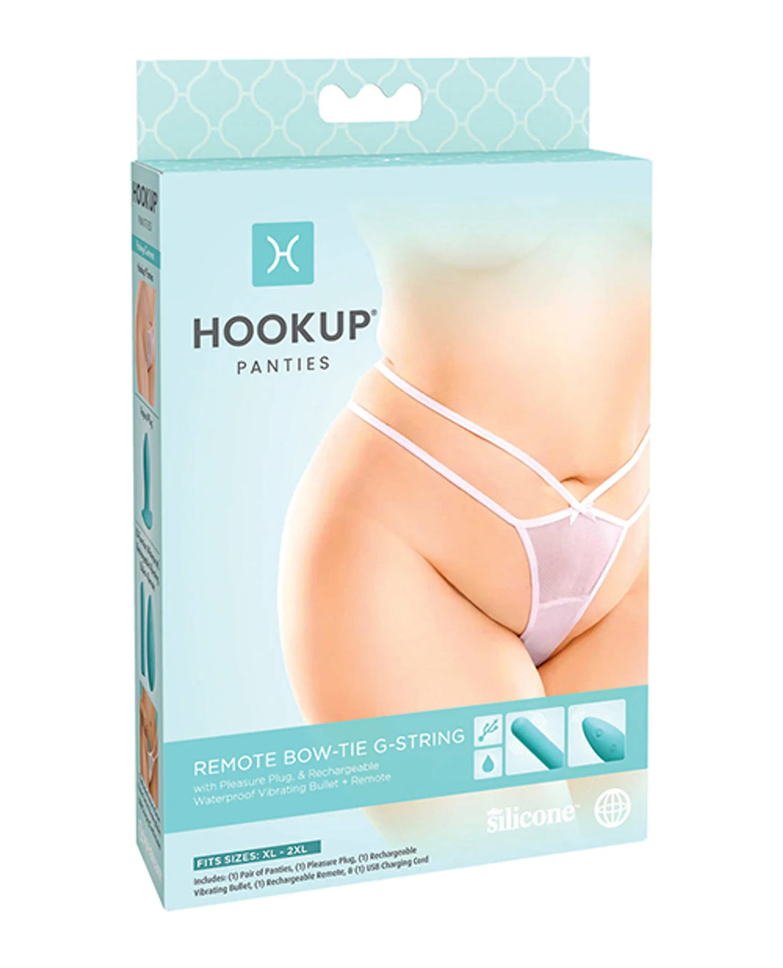 HOOKUP PANTIES BOW TIE G-STRING XL-XXL Pipedream Products