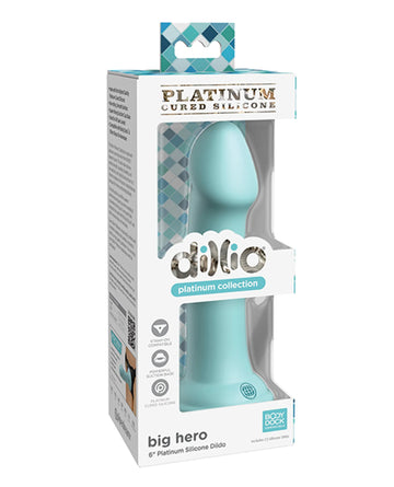 Dillio Platinum 6-Inch Big Hero Teal Pipedream Products