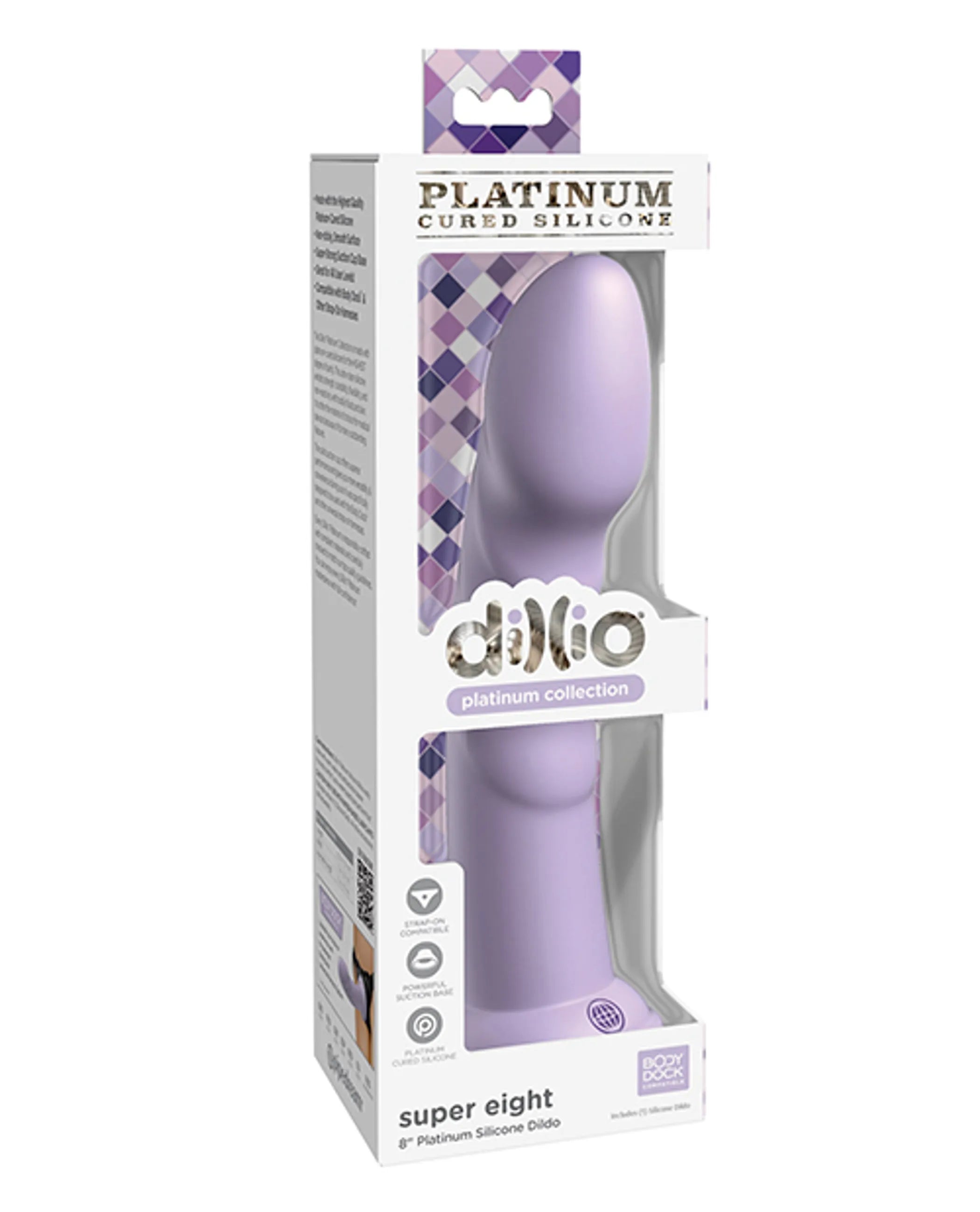 Dillio Platinum 8-Inch Silicone Dildo Pipedream Products