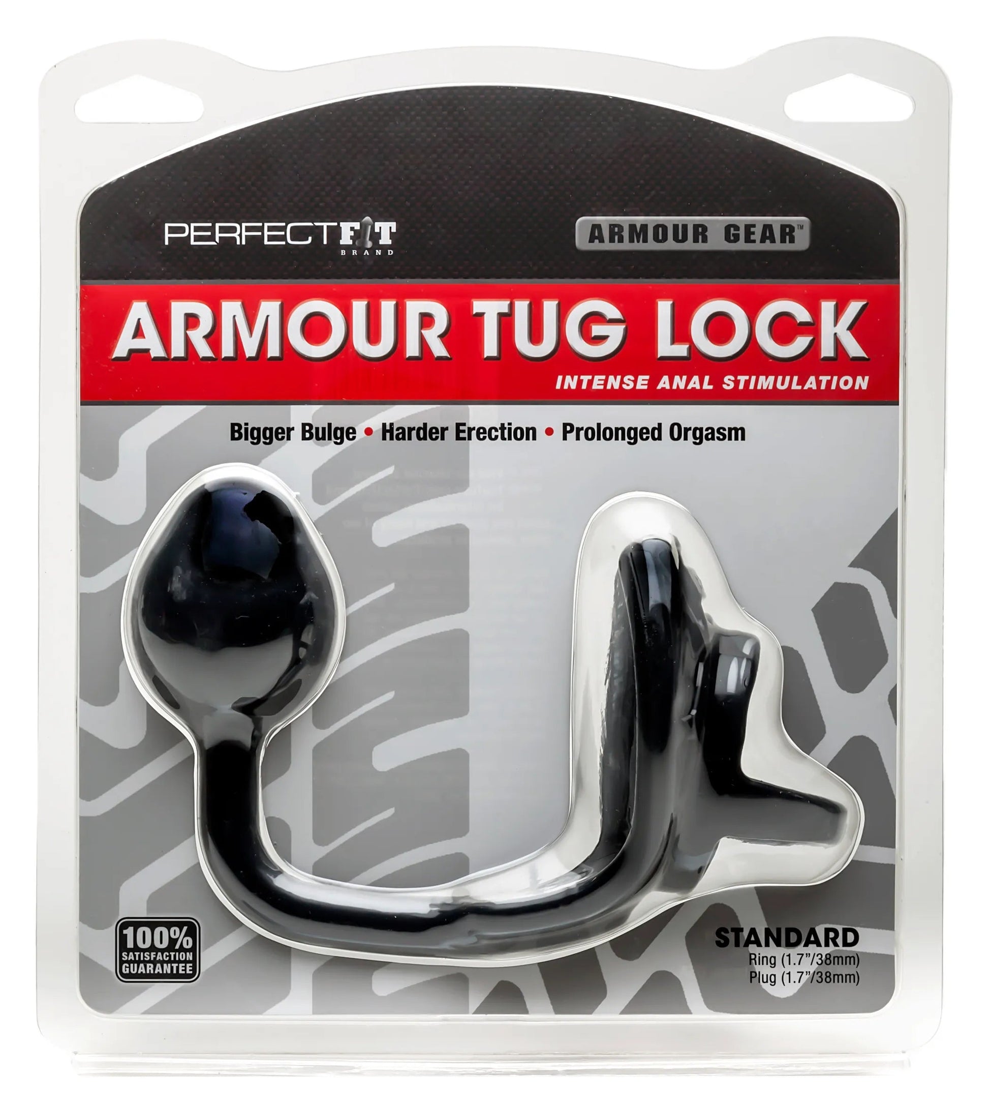 Perfect Fit Armour Tug Lock Black Perfect Fit