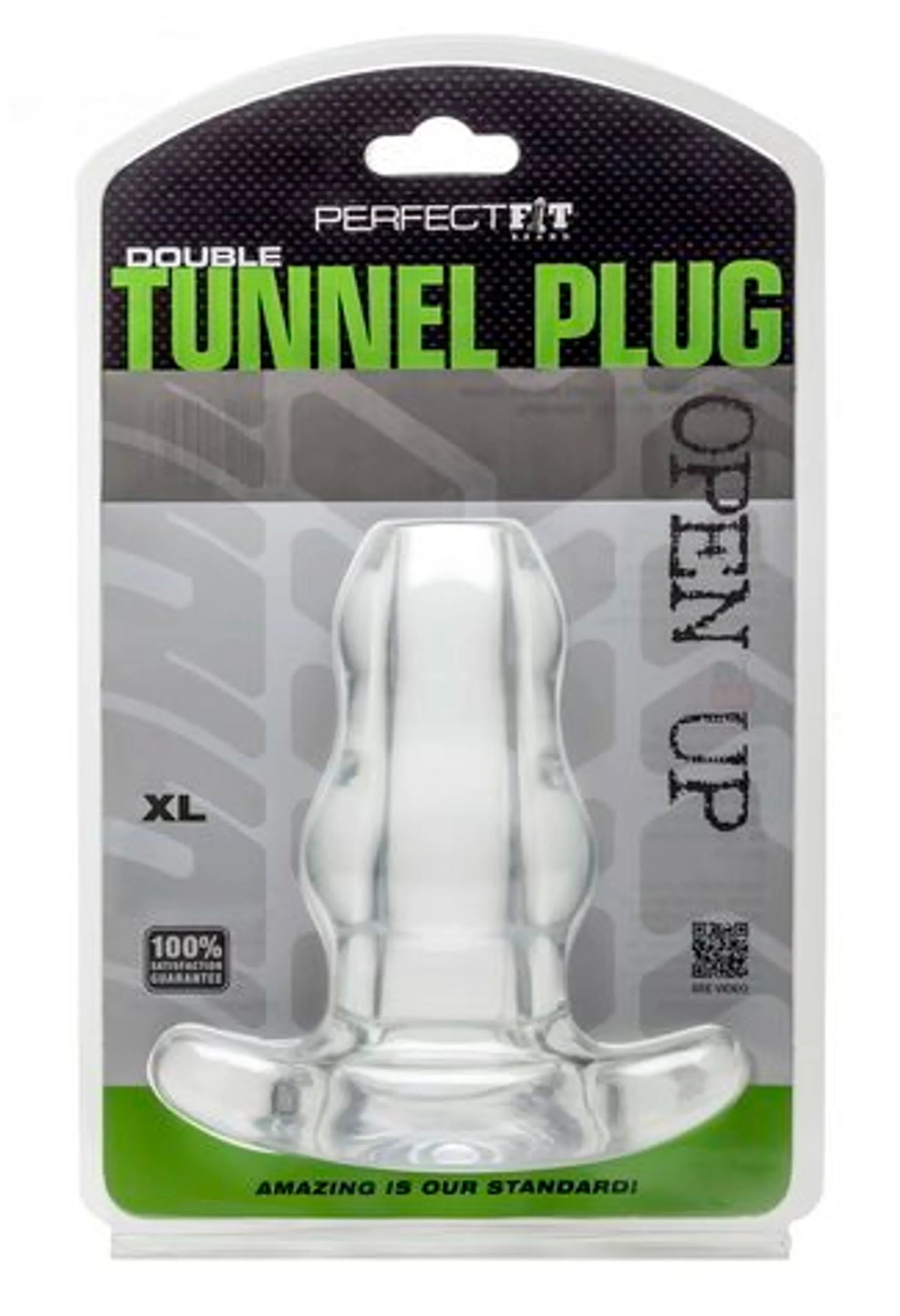 D-Tunnel Plug Extra Large Ice Clear Perfect Fit