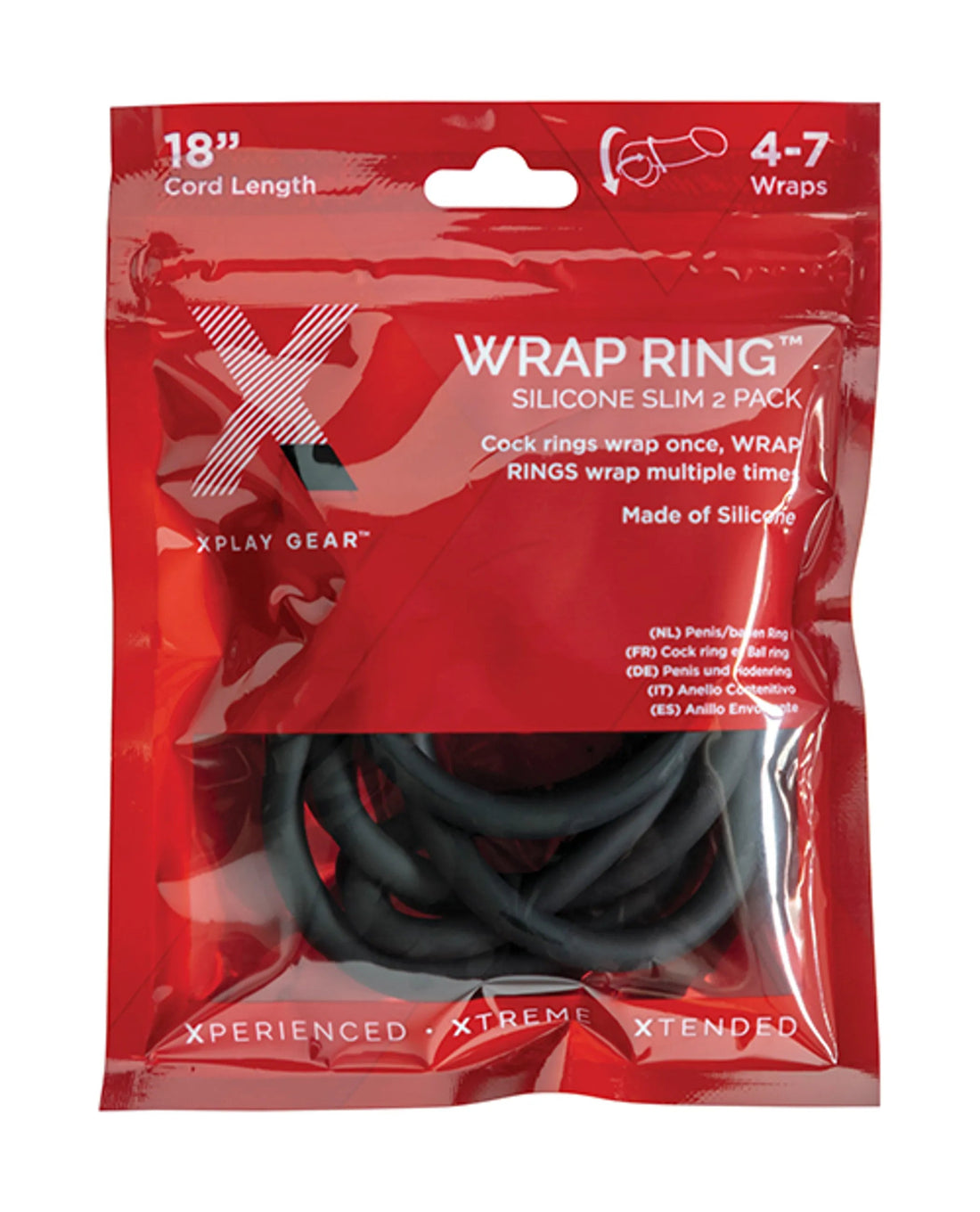 XPlay Silicone 18 Inch Thin Wrap Ring Perfect Fit