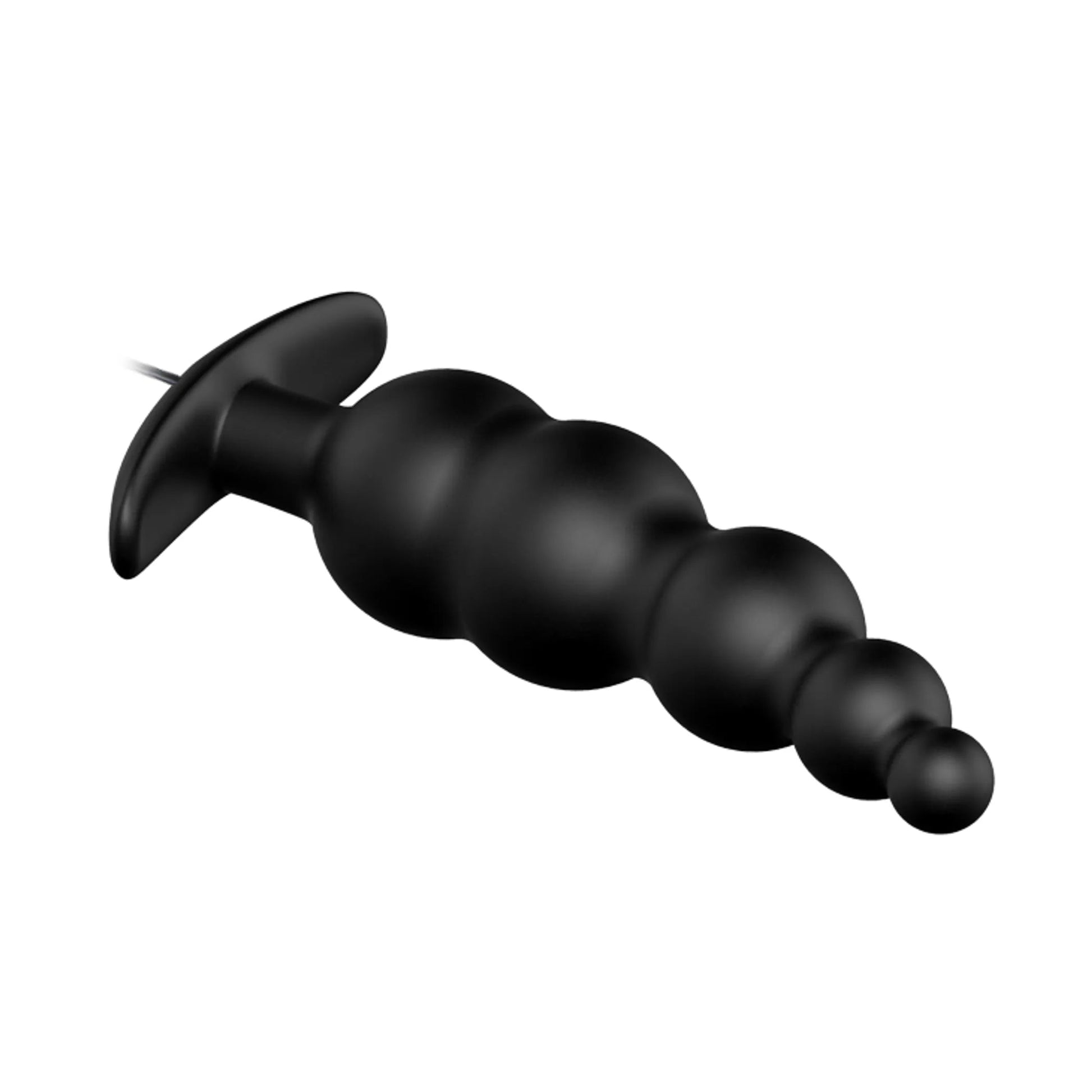 Pretty Love Vibrating Bead Butt Plug Black Pretty Love