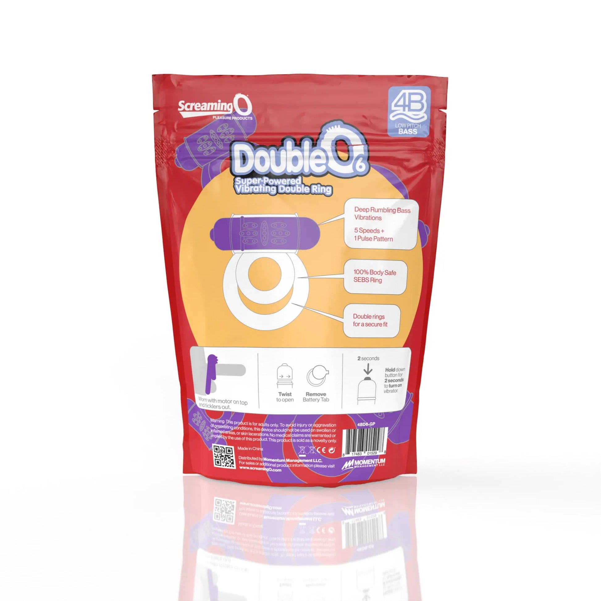 SCREAMING O 4B DOUBLE O 6 GRAPE (BASS) Screaming O