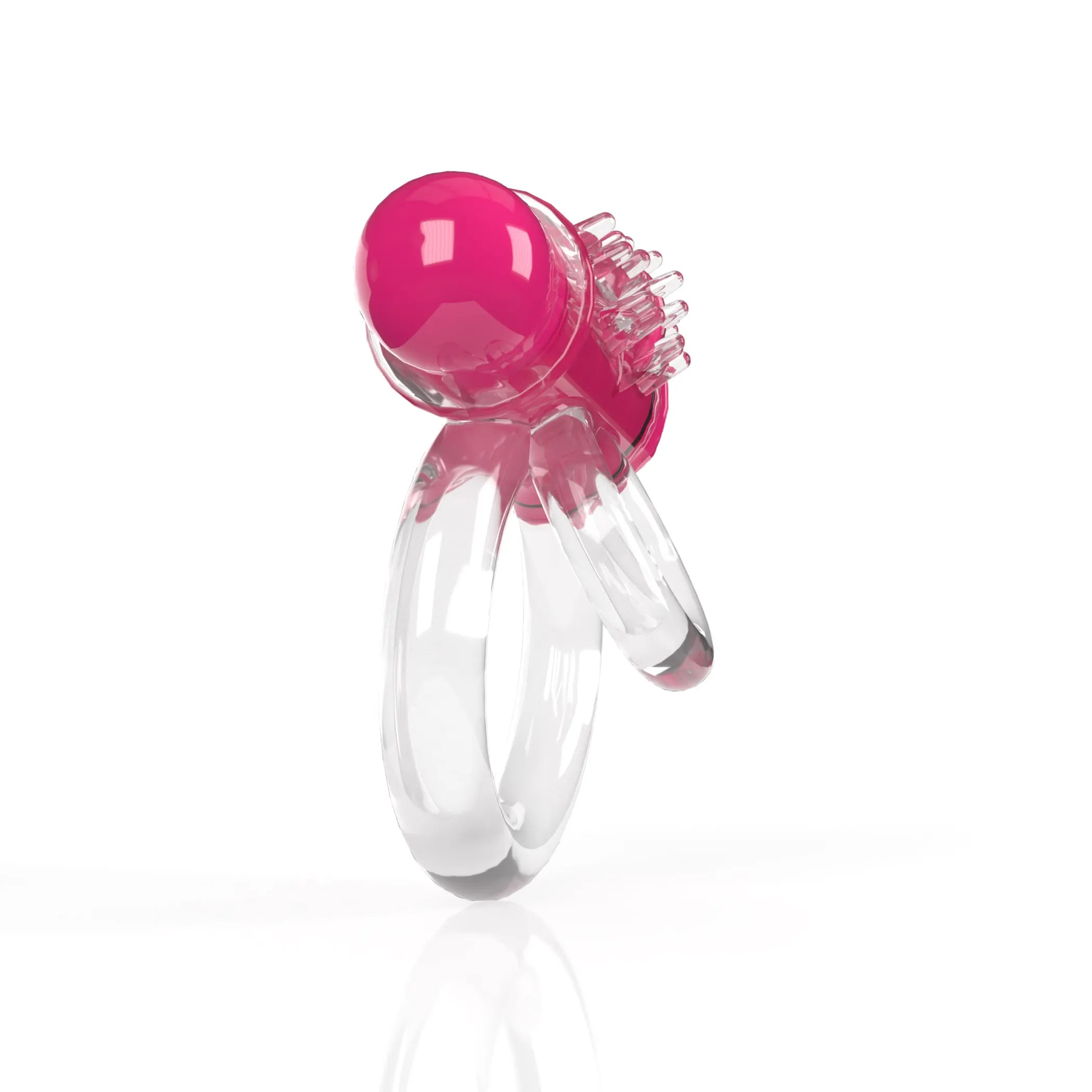 Screaming O 4T DoubleO 6 Strawberry Treble Vibrating Double Ring Screaming O