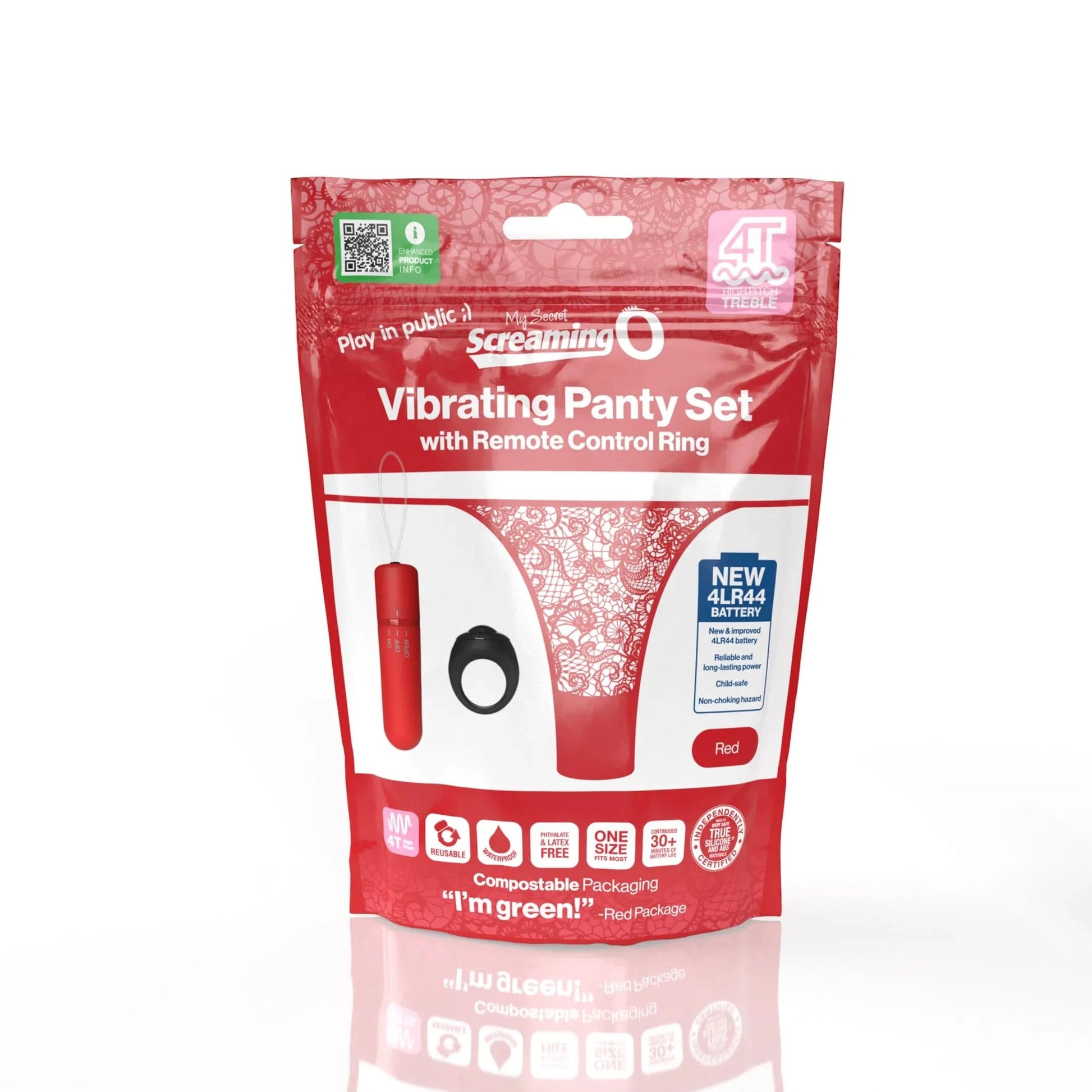 My Secret 4T Panty Vibe Red Screaming O
