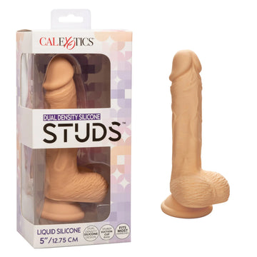 Dual Density Silicone Stud 5in Ivory California Exotic Novelties