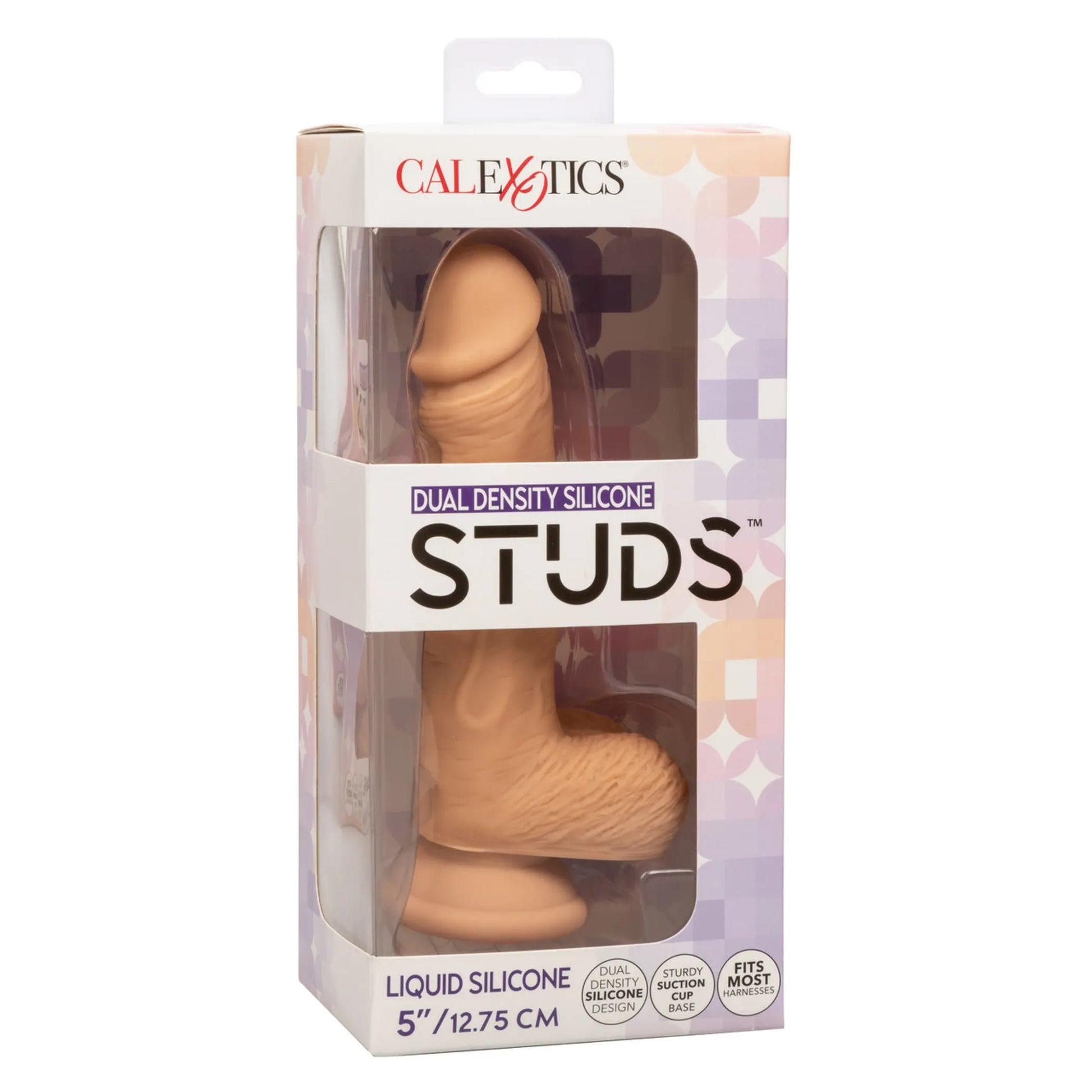 Dual Density Silicone Stud 5in Ivory California Exotic Novelties