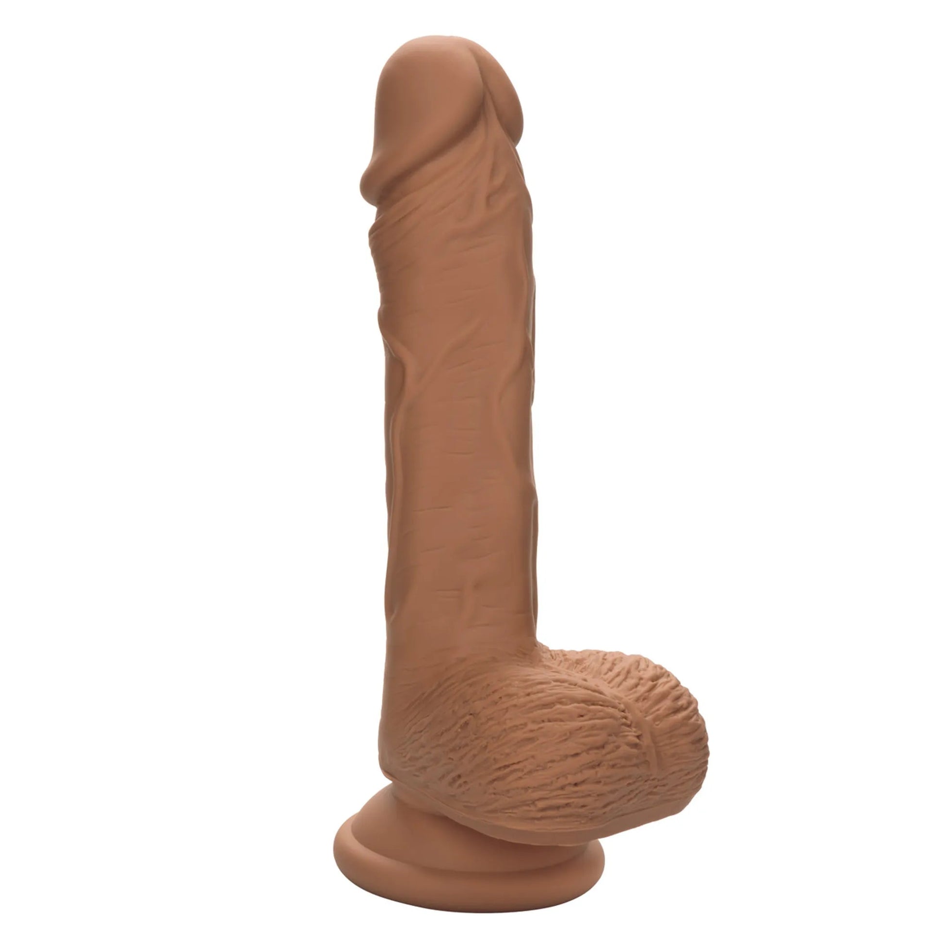 Dual Density Silicone Stud 5in Brown California Exotic Novelties