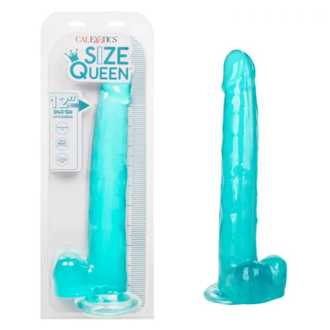 Size Queen 12in Blue California Exotic Novelties