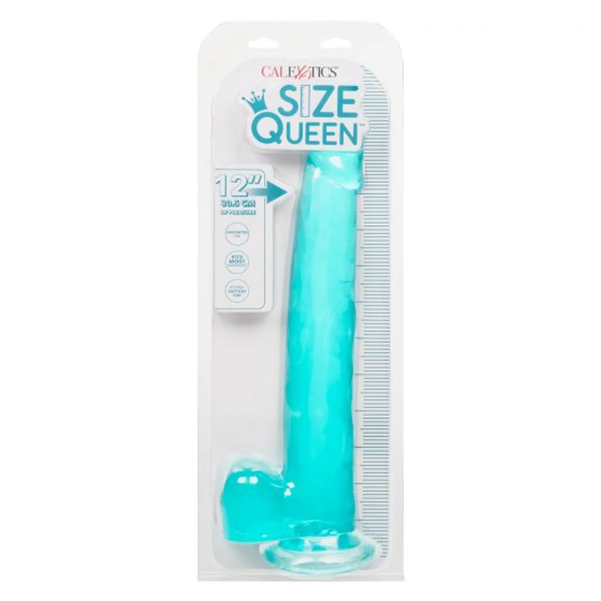 Size Queen 12in Blue California Exotic Novelties