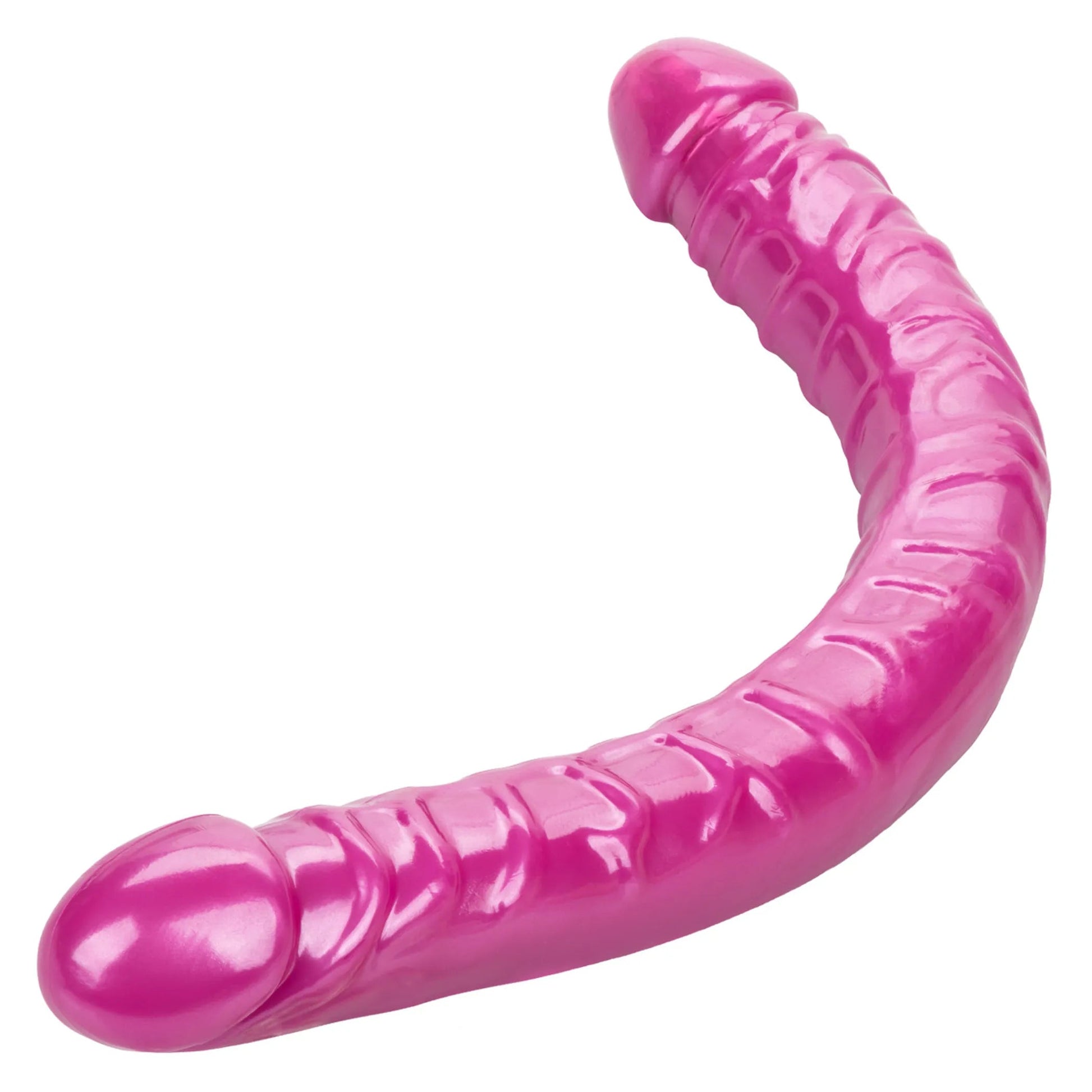 Size Queen 17in Pink Double-Ended Dildo California Exotic Novelties