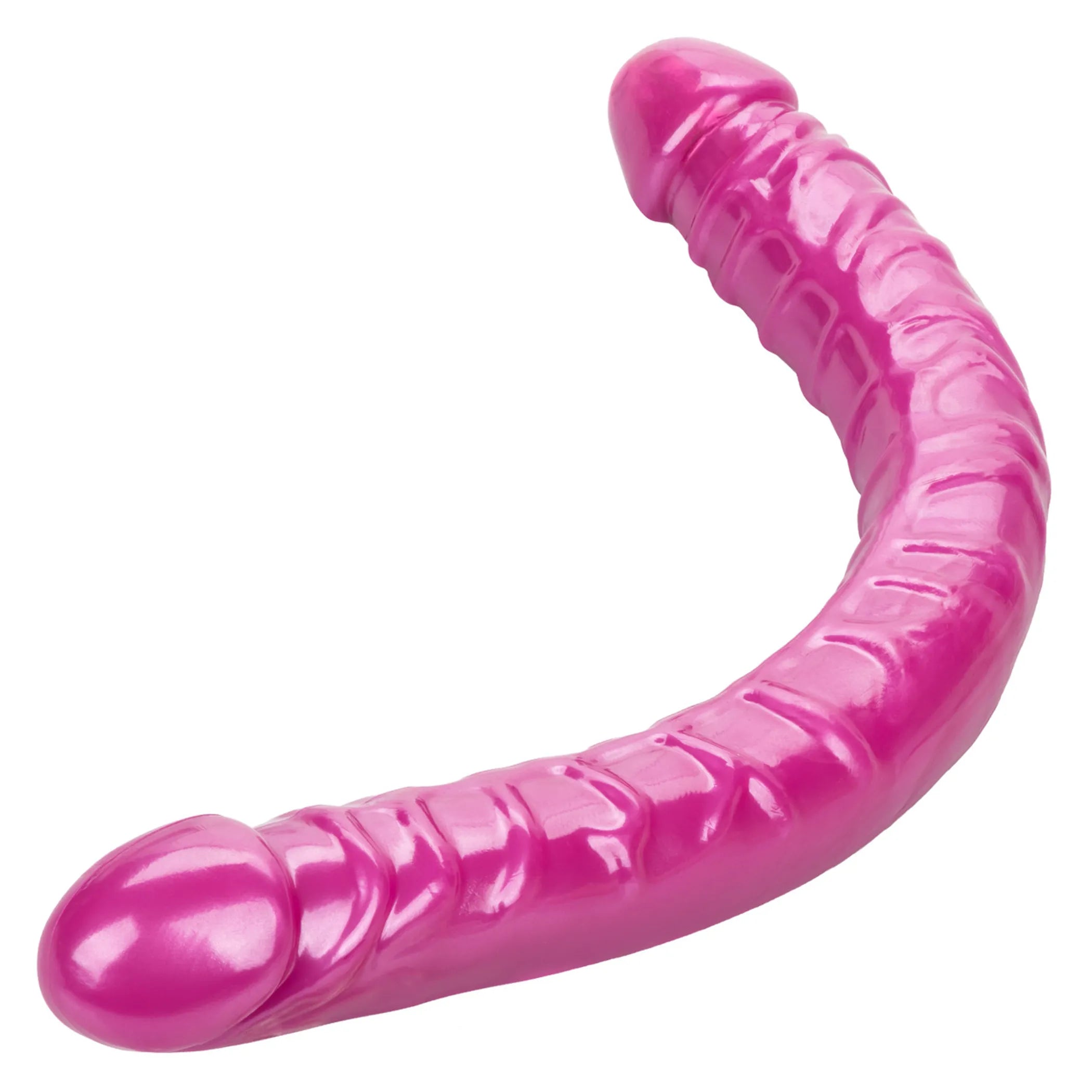 Size Queen 17in Pink Double-Ended Dildo California Exotic Novelties