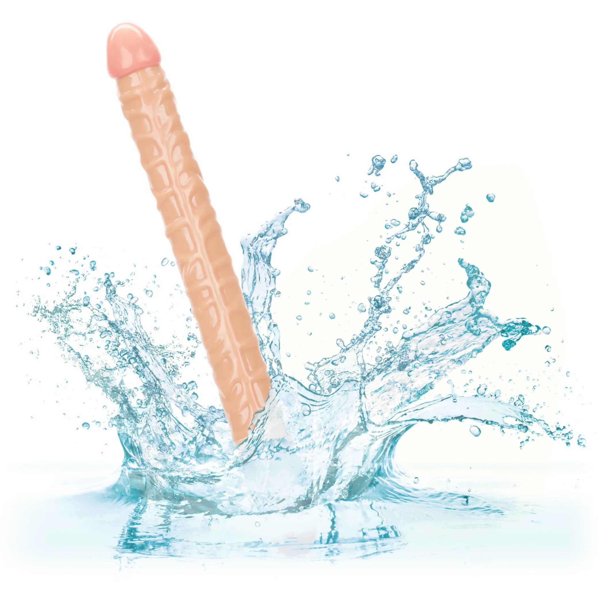 Size Queen 17in Ivory Double-Ended Dildo California Exotic Novelties