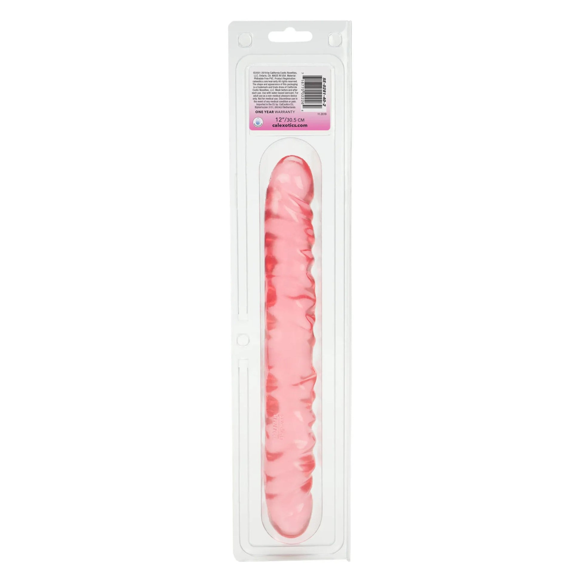 Translucence Veined Double Dong 12 Inches California Exotic Novelties