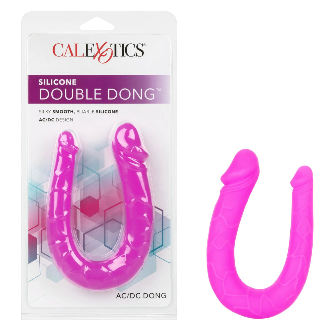 Silicone Double Dong Purple AC/DC California Exotic Novelties